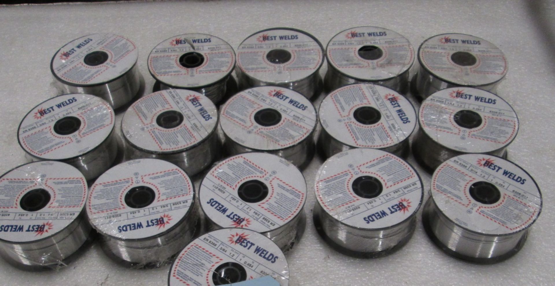 Lot of 16 (16 rolls) of Welding Wire ER-5356 3/64" diameter