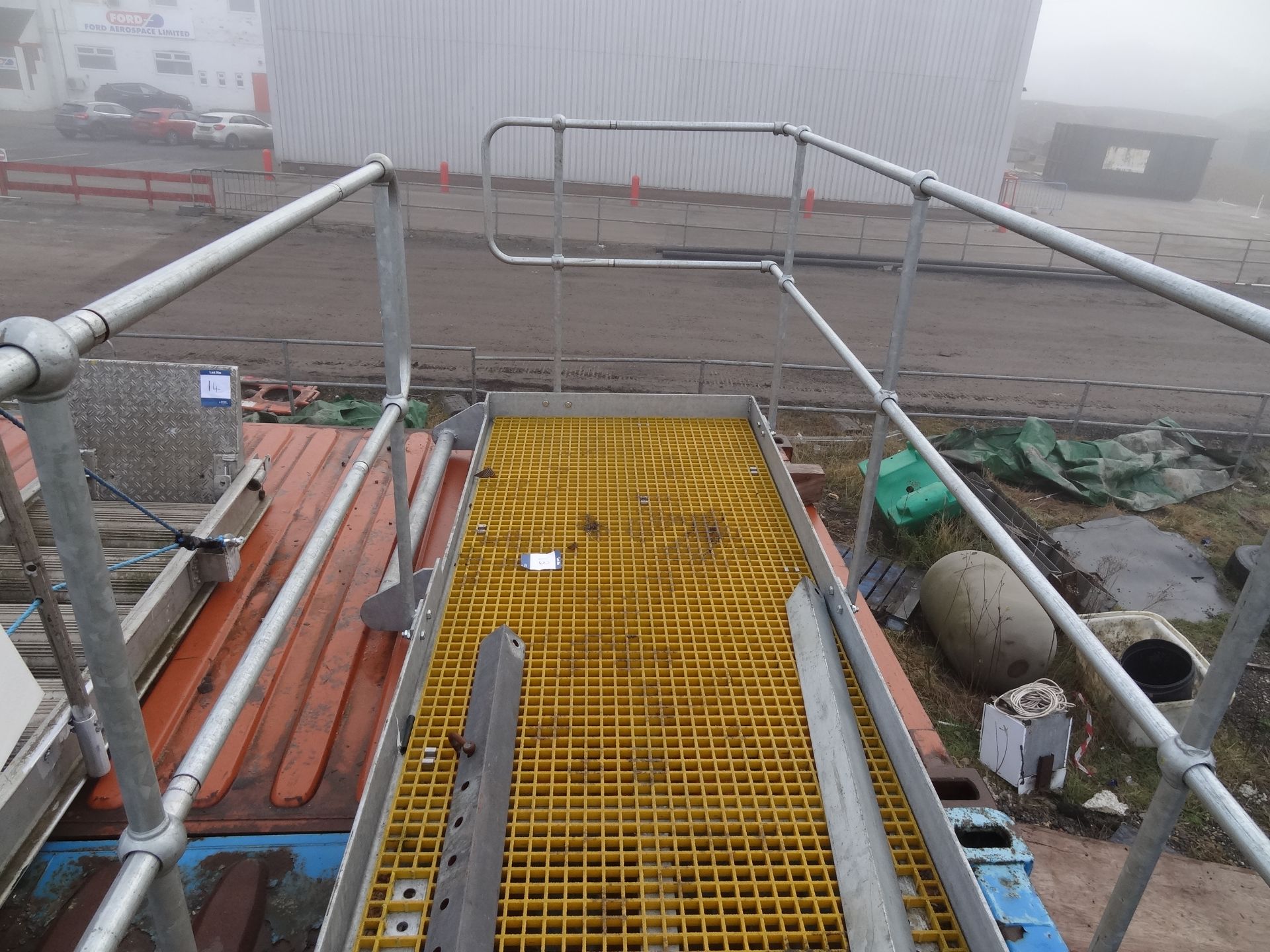 Tyne Gangways 16m aluminium walkway, max capacity 33 persons (2475Kg) with 5000mm x 1200mm - Image 5 of 5