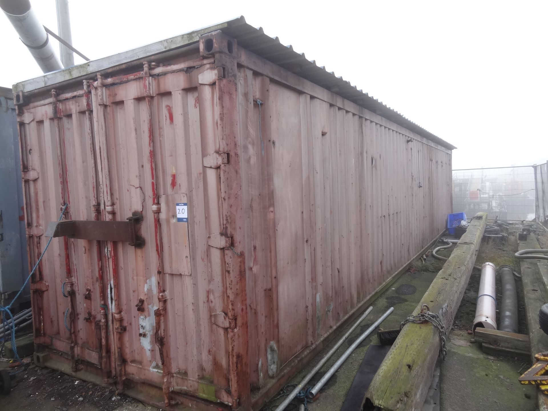 40' steel security container (Lift out charge £50 plus VAT) - Image 2 of 2