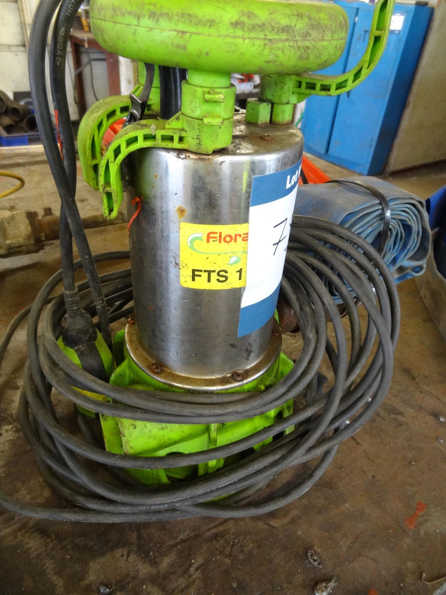 Floratec FTS 100/8 submersible pump and hoses (Lift out charge œ50 plus VAT)