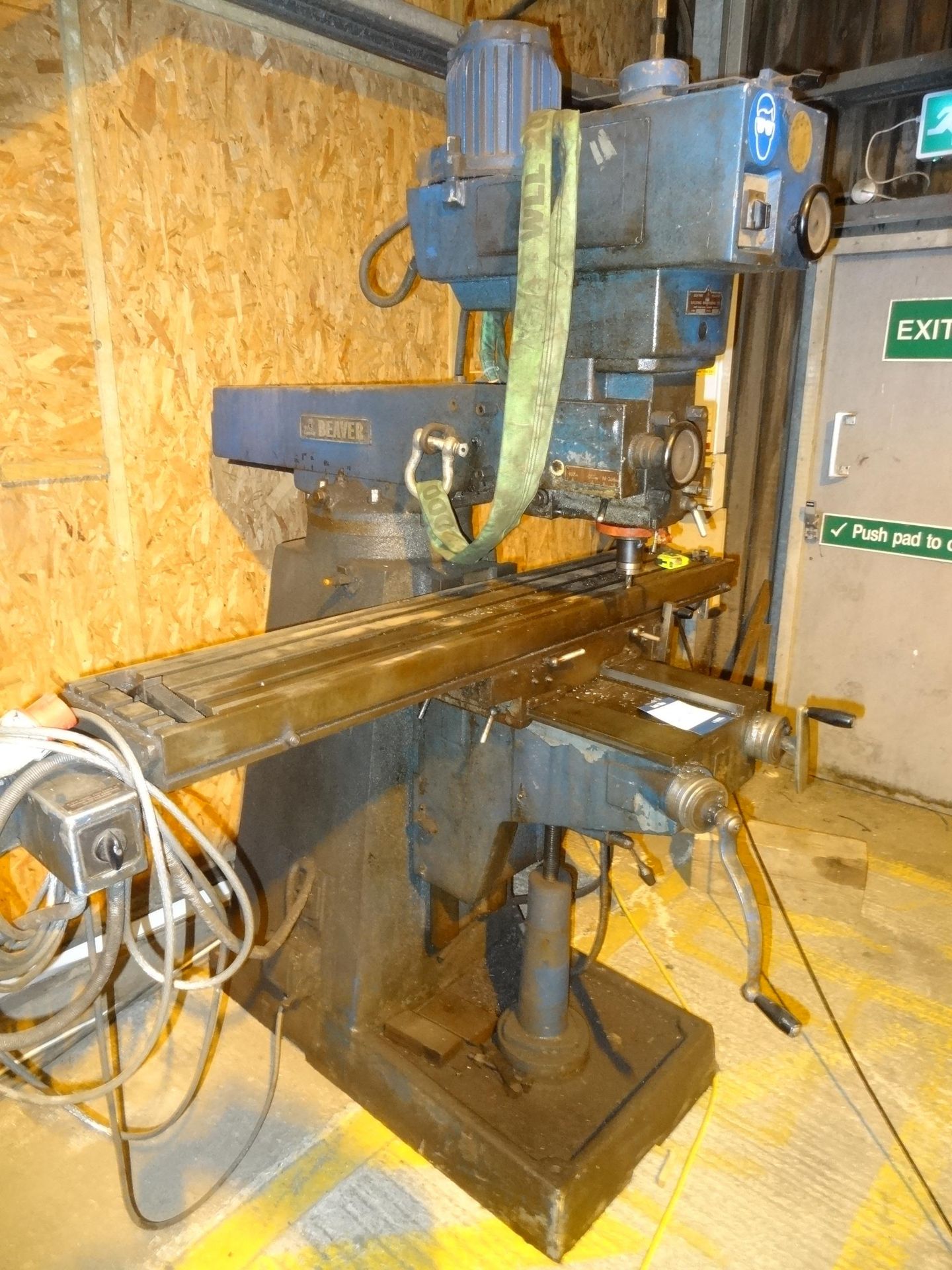 Beaver universal milling machine, 1200mm x 300mm table (Lift out charge œ50 plus VAT) - Image 2 of 2