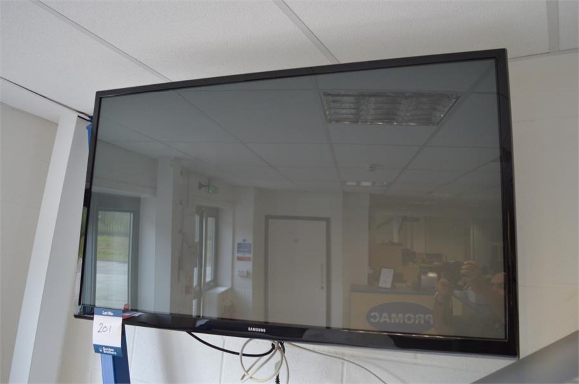 Samsung, Model: PS51F4500AWXXU, plasma television with wall bracket, Serial No. B5EY34PD301963J (