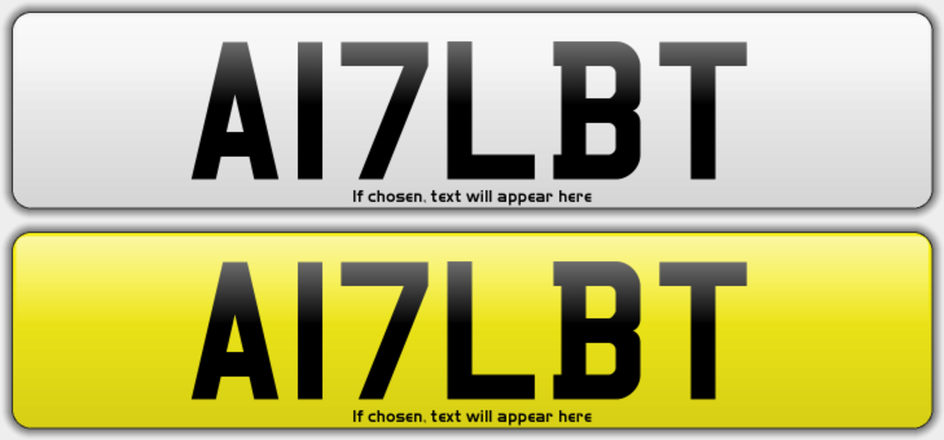 Cherished vehicle registration number: A17 LBT cur