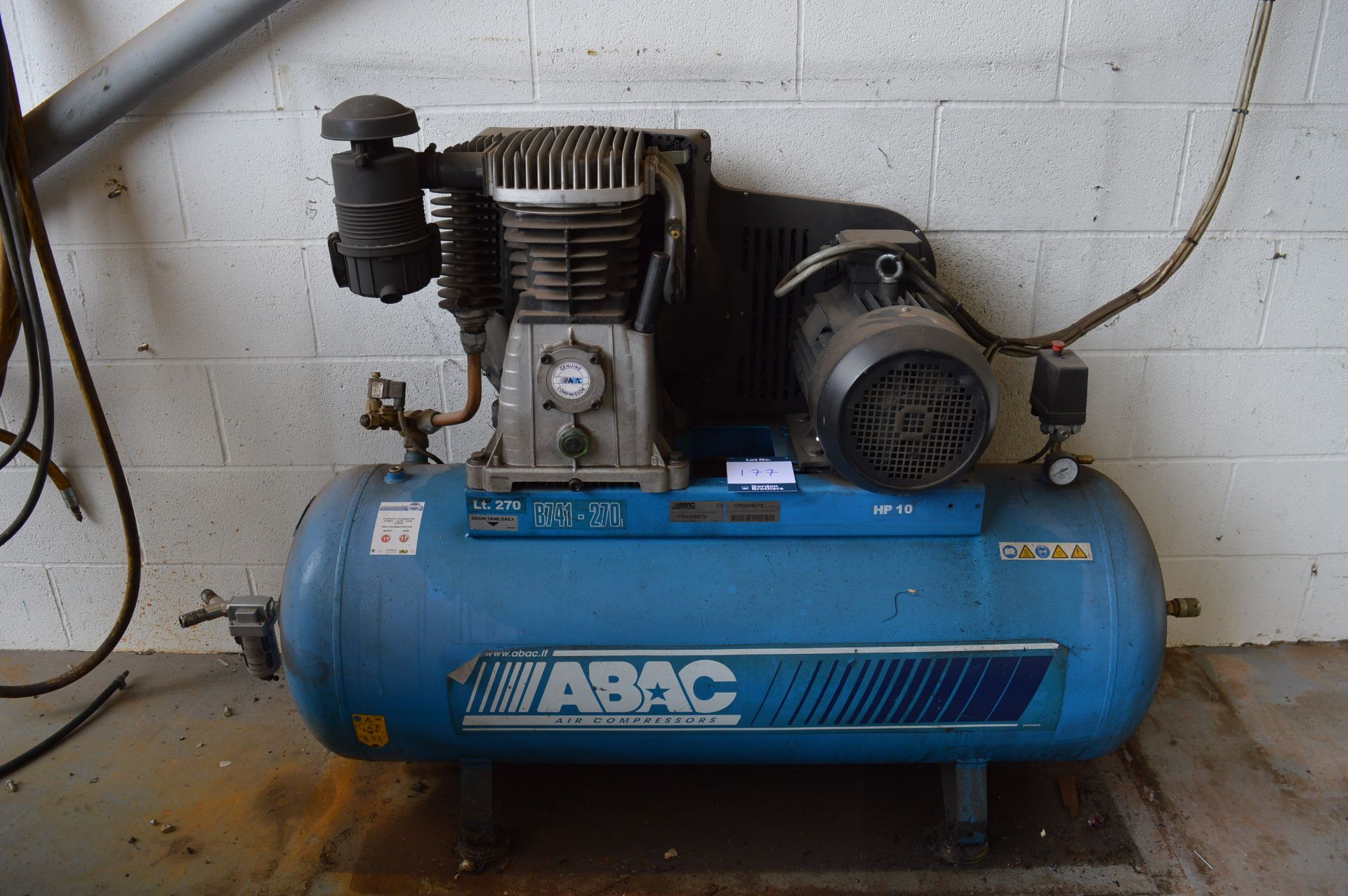 Abac, Model: B7000/270 FT10, 11 Bar air compressor