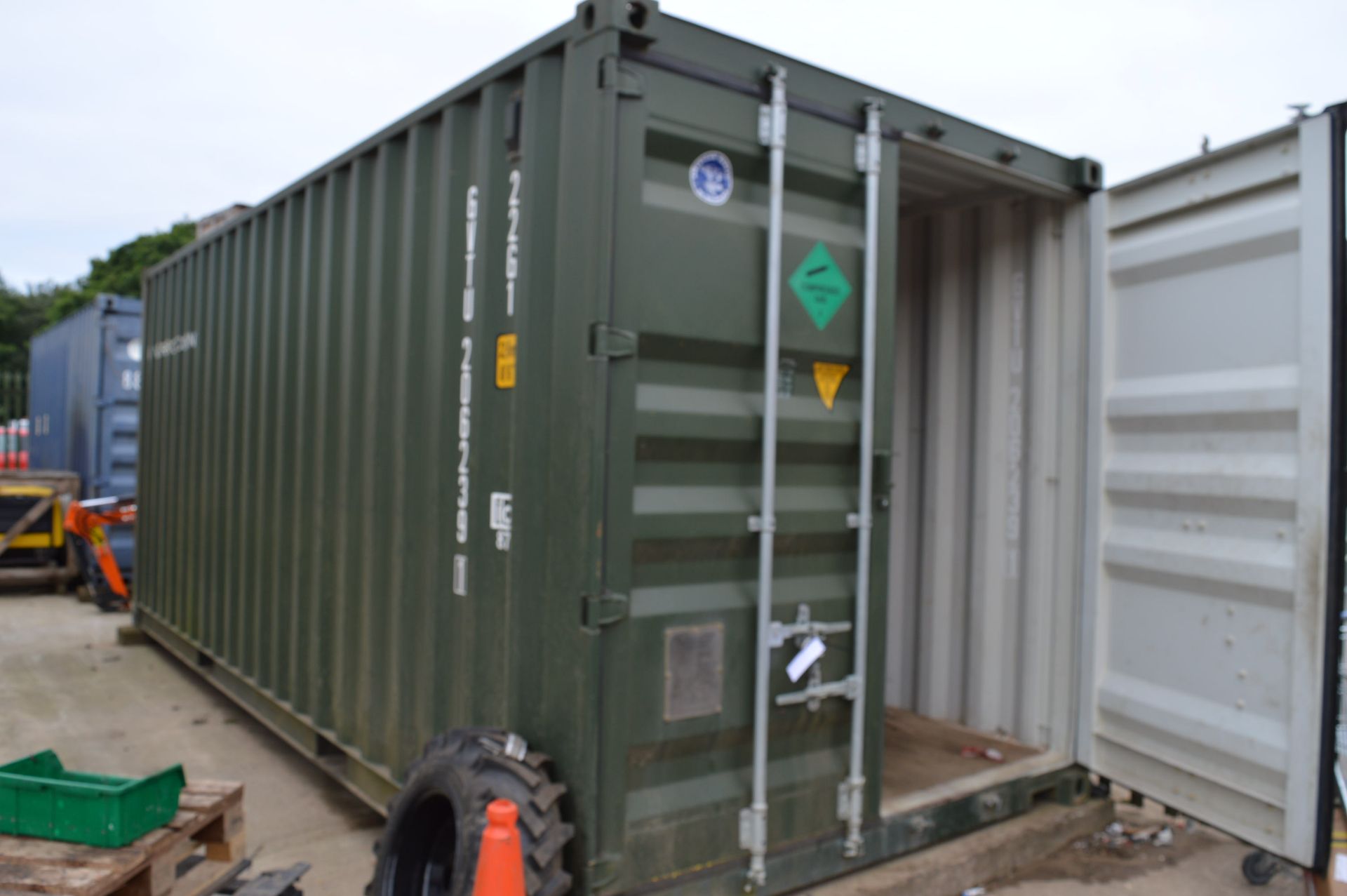 Steel single door 20ft shipping container, 2007 (c - Bild 2 aus 5