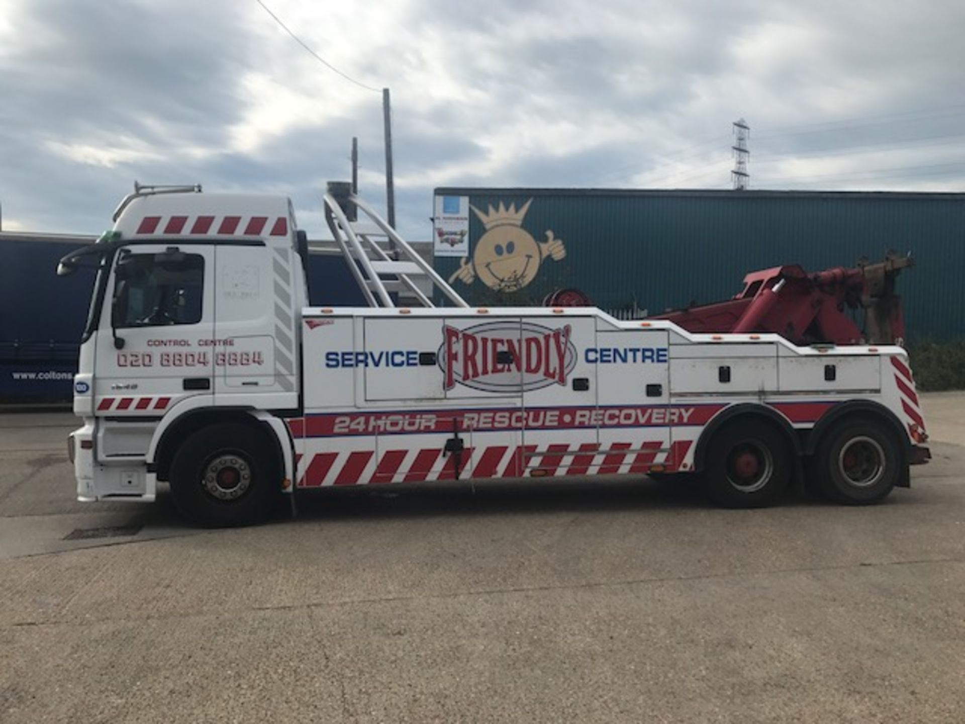 2009 Mercedes Actros Euro 5 18T heavy duty recovery vehicle complete with Boniface body, boom and - Image 4 of 44