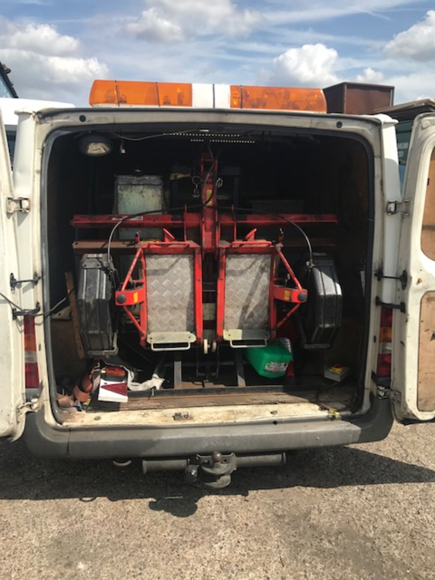 2004 Ford Transit T280 panel van complete with Interntrade Engineering Limited towing dolly, - Image 5 of 15