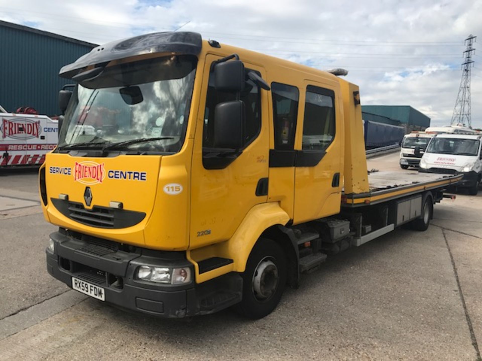 2010 Renault Midlum 220DXi 12t crew cab breakdown recovery vehicle with spec. lift, J&J conversion