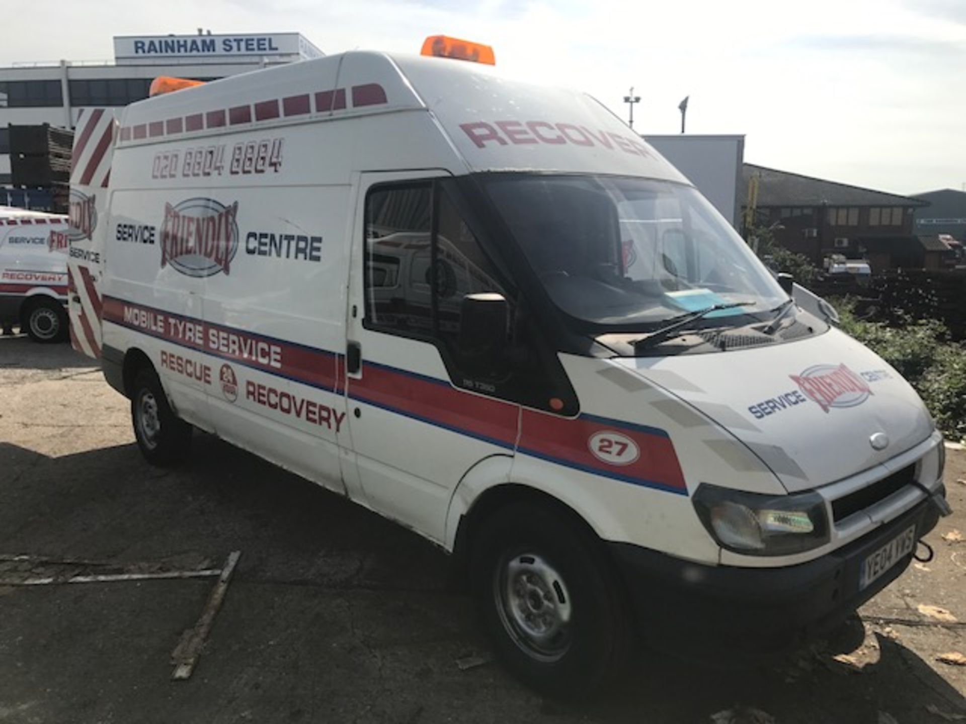 2004 Ford Transit T350 LWB panel van complete with Garmin built in satnav and Anderson jump-start