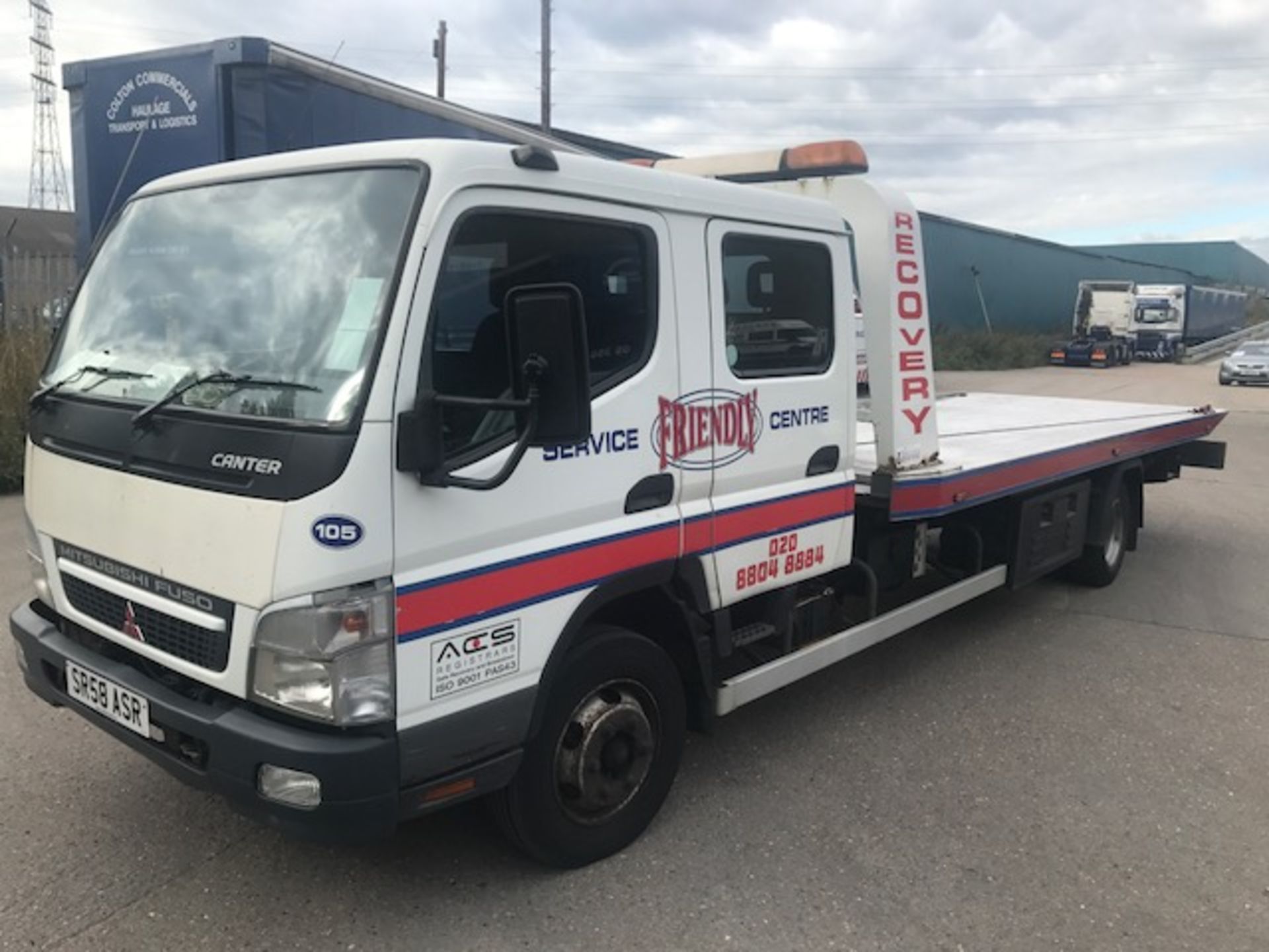 2008 Mitsubishi Fuso 7.5T crew cab tilt and slide breakdown vehicle complete with winch - Image 2 of 14
