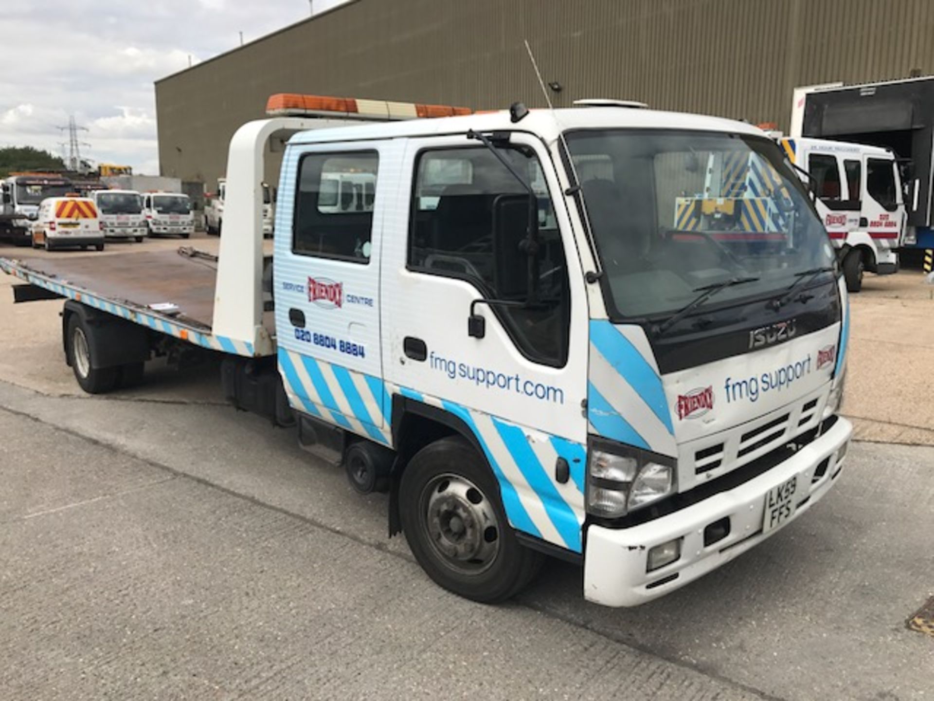 2010 Isuzu NQR 70 crew cab breakdown recovery vehicle complete with David Bland engineering body,