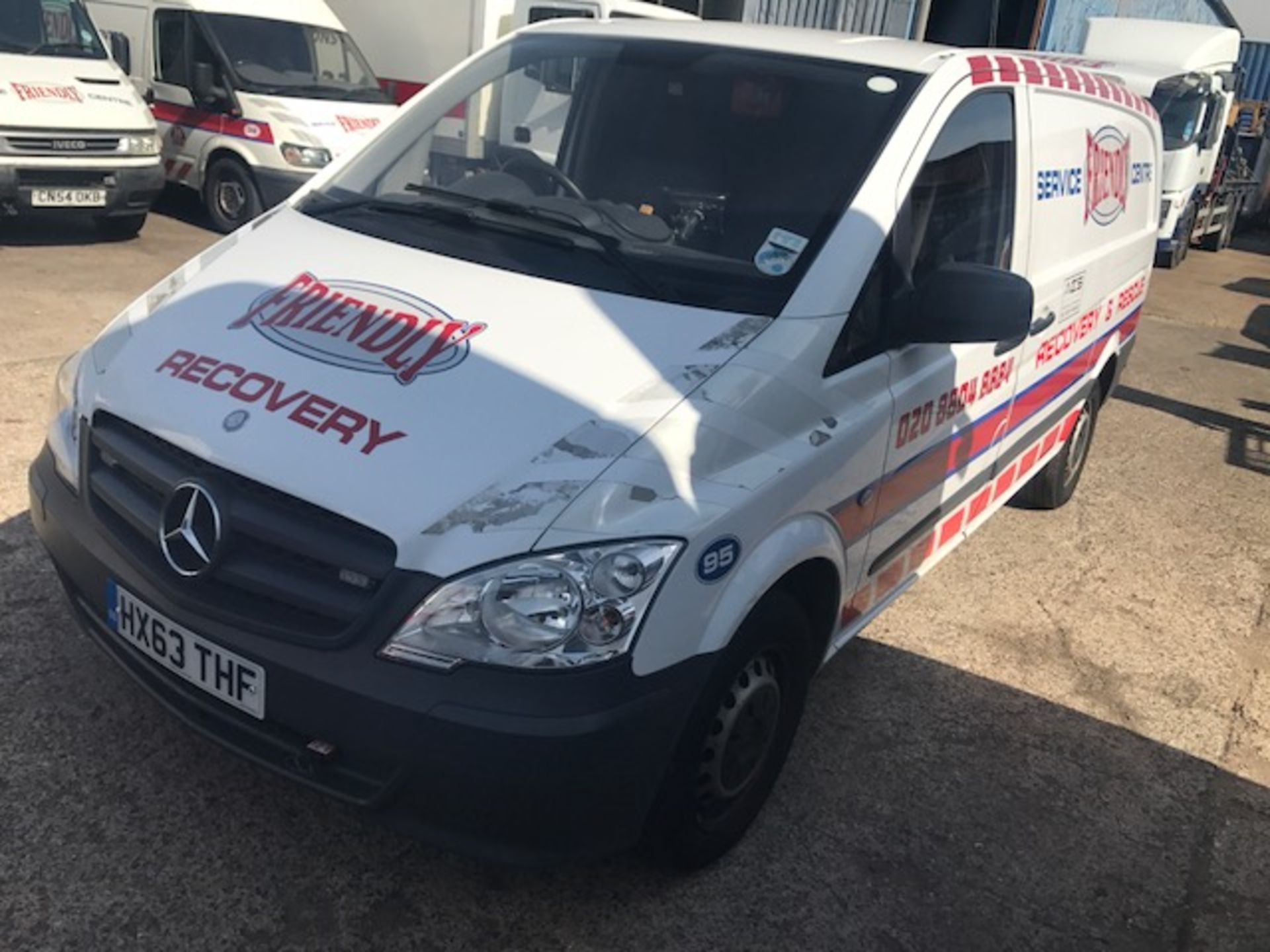 2013 Mercedes Vito 113 CDi recovering and rescue panel van complete with Intertrade Engineering - Image 2 of 15