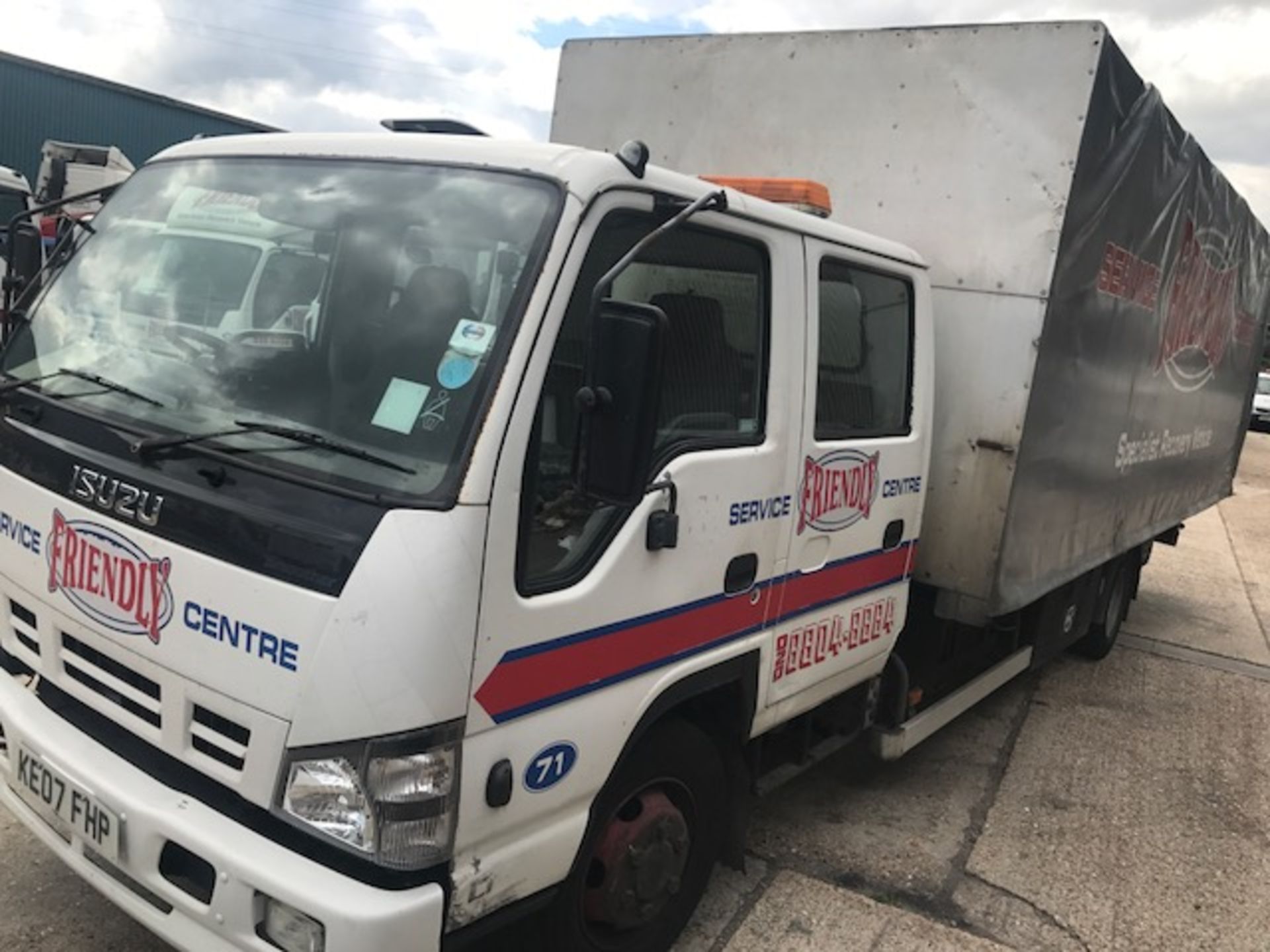 2007 Isuzu NQR 70 crew cab tilt and slide with demountable body breakdown recovery vehicle - Image 3 of 16