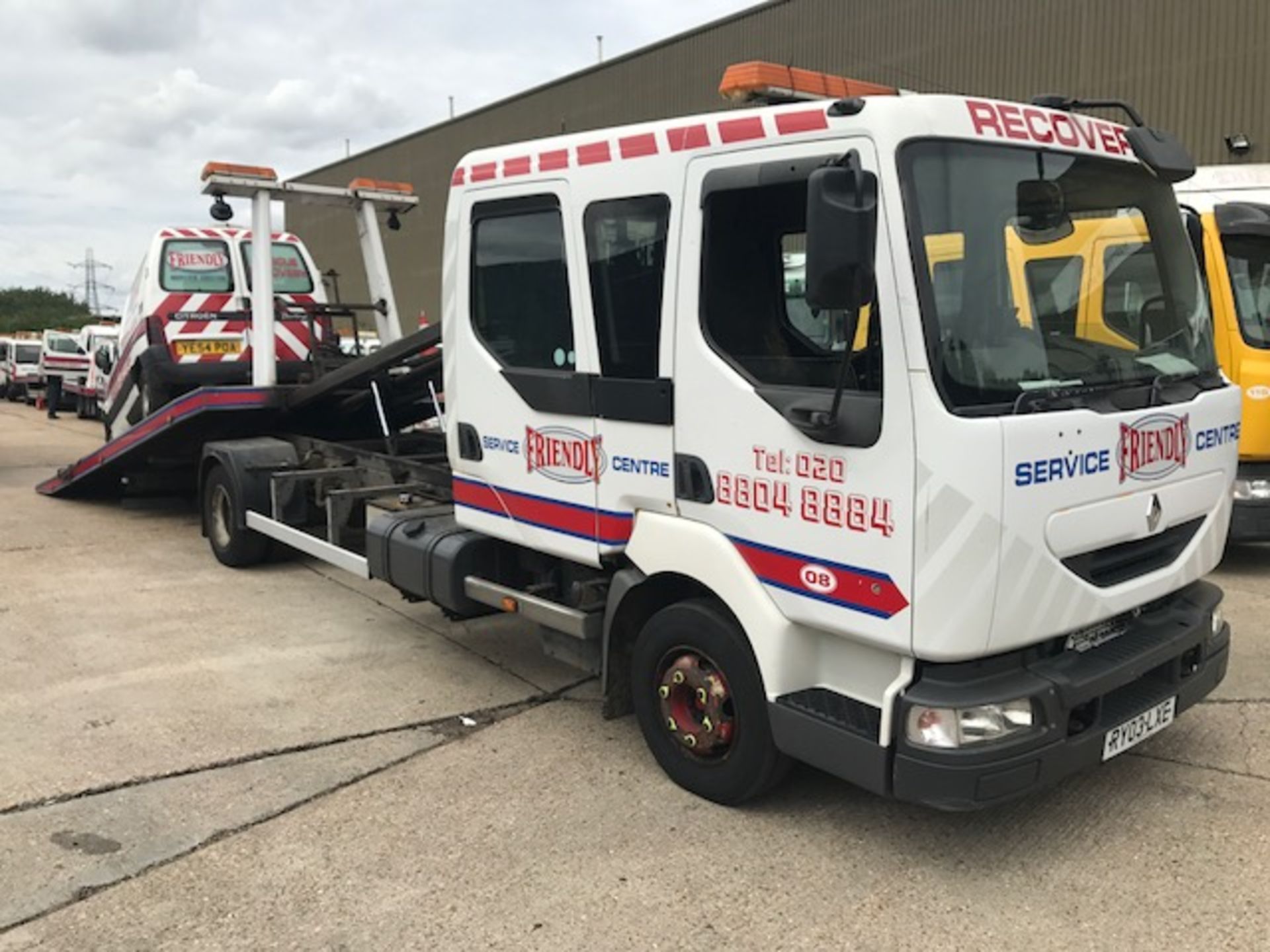 2003 Renault 10t tilt and slide crew cab breakdown recovery vehicle complete with J&J Conversions