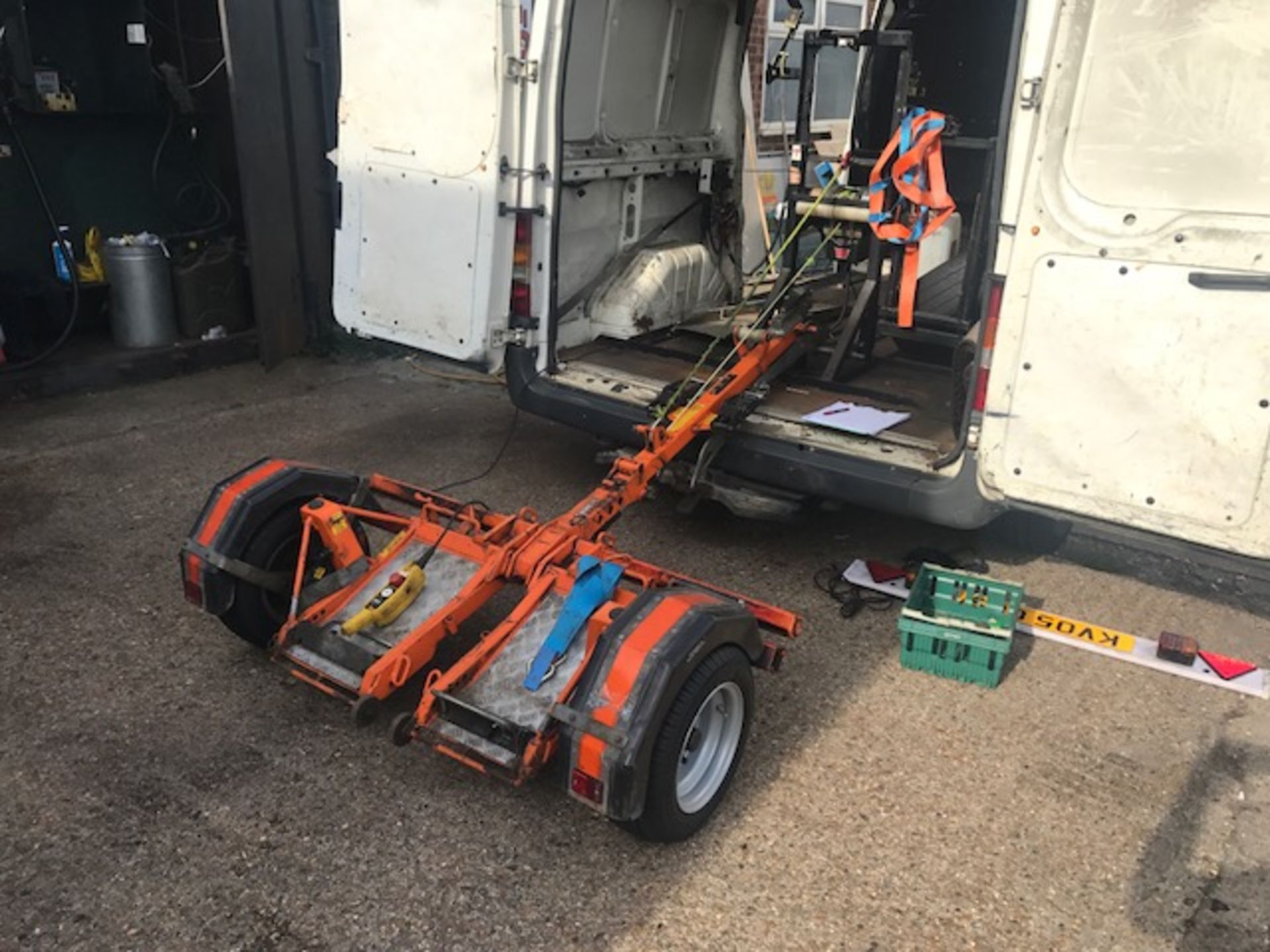 2005 Ford Transit T350 panel van complete with Intertrade Engineering Limited towing dolly, Model: - Image 10 of 22