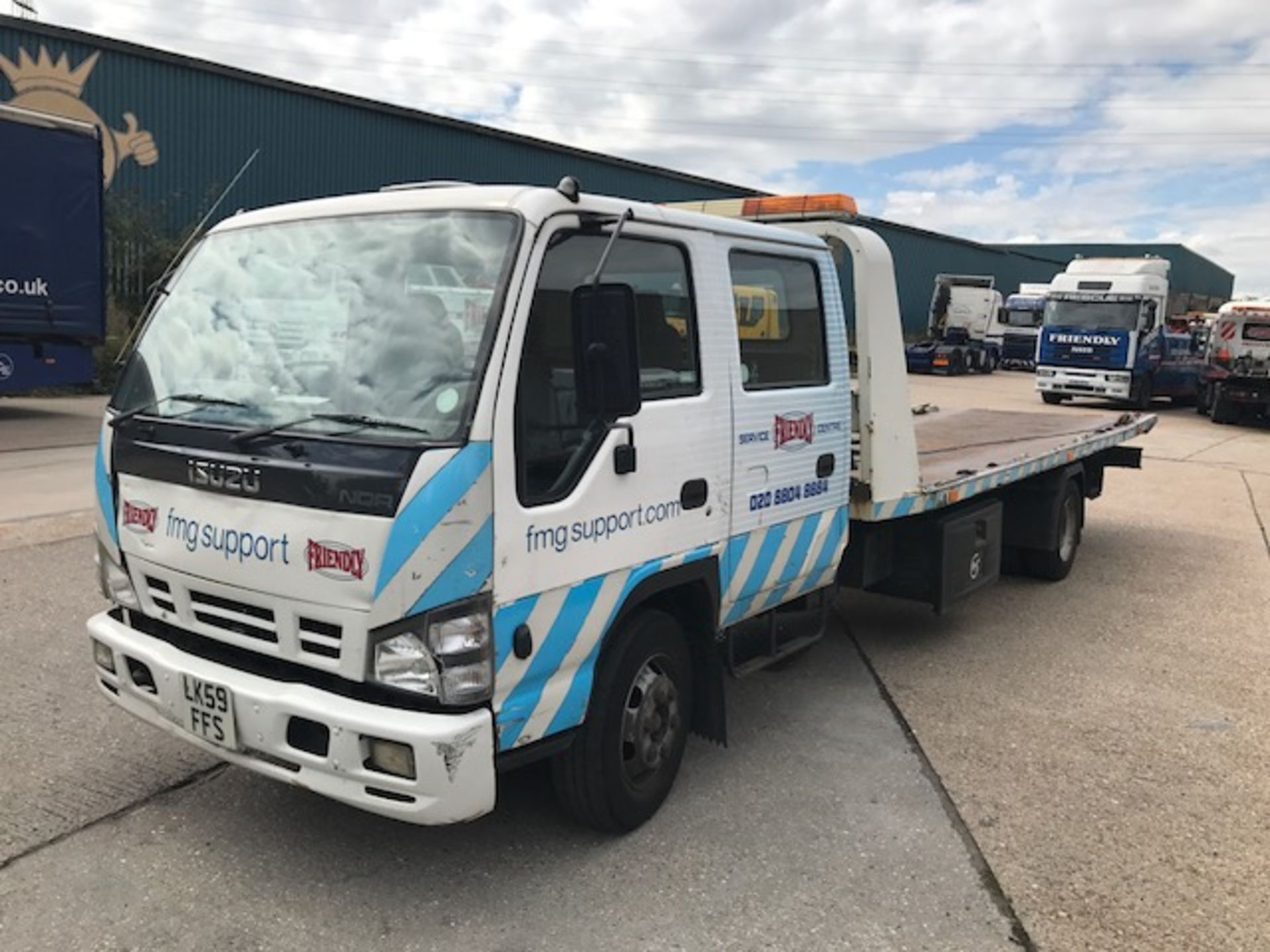 2010 Isuzu NQR 70 crew cab breakdown recovery vehicle complete with David Bland engineering body, - Image 3 of 12