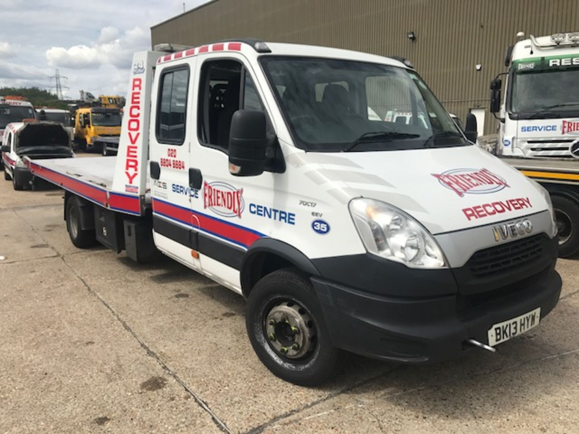 2013 Iveco 70C17 EEV 6.7T crew cabcomplete with Roger Dyson Group body and built in Garmin satnav