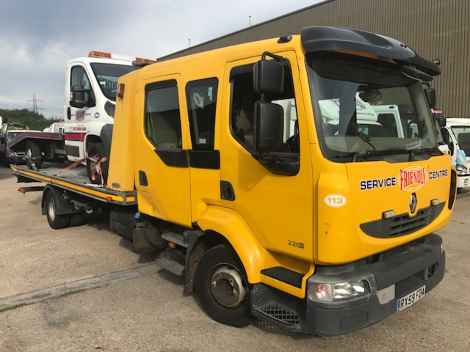 2009 Renault Midlum 12T 220 Dti crew cab breakdown recovery vehicle complete with spec lift, J&J