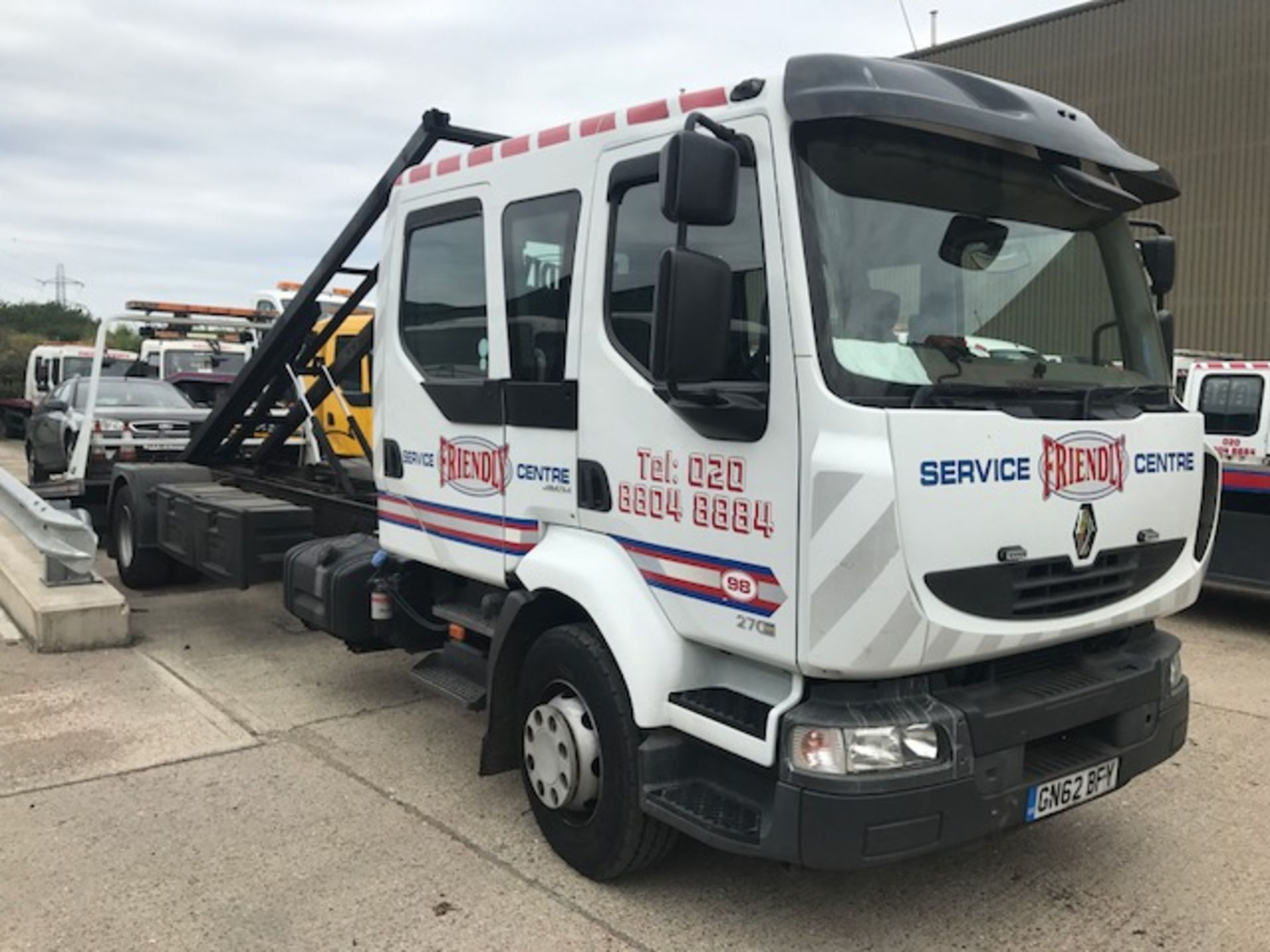 2013 Renault Midlum 270 DXI 16T crew cab tilt and slide breakdown recovery vehiclecomplete with