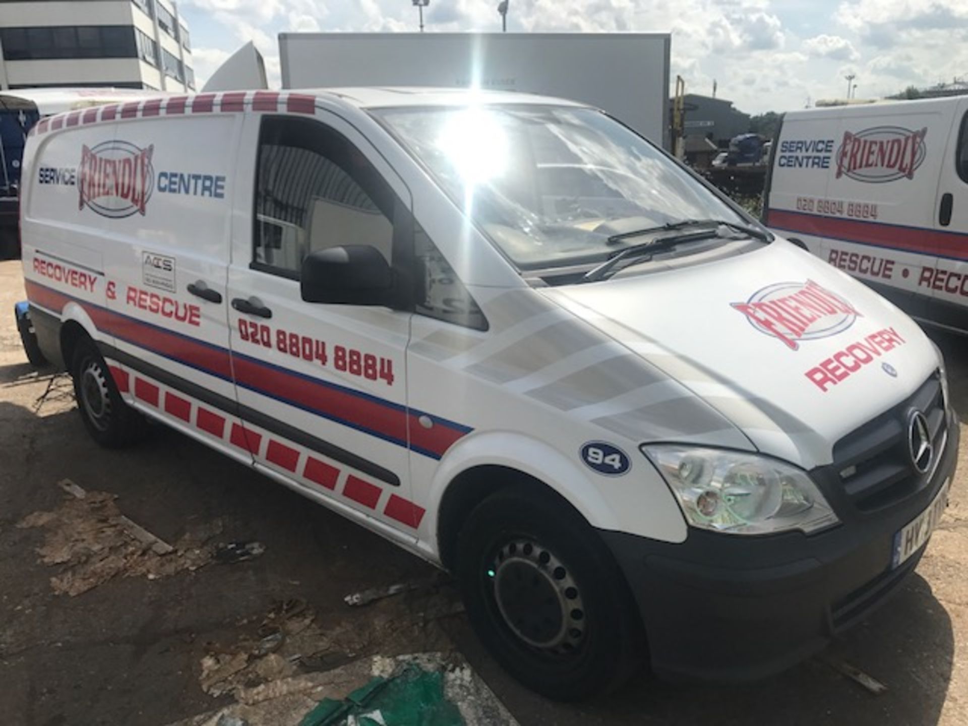 2013 Mercedes Vito 113 CDi recovery and rescue panel van complete with Intertrade Engineering - Image 2 of 19