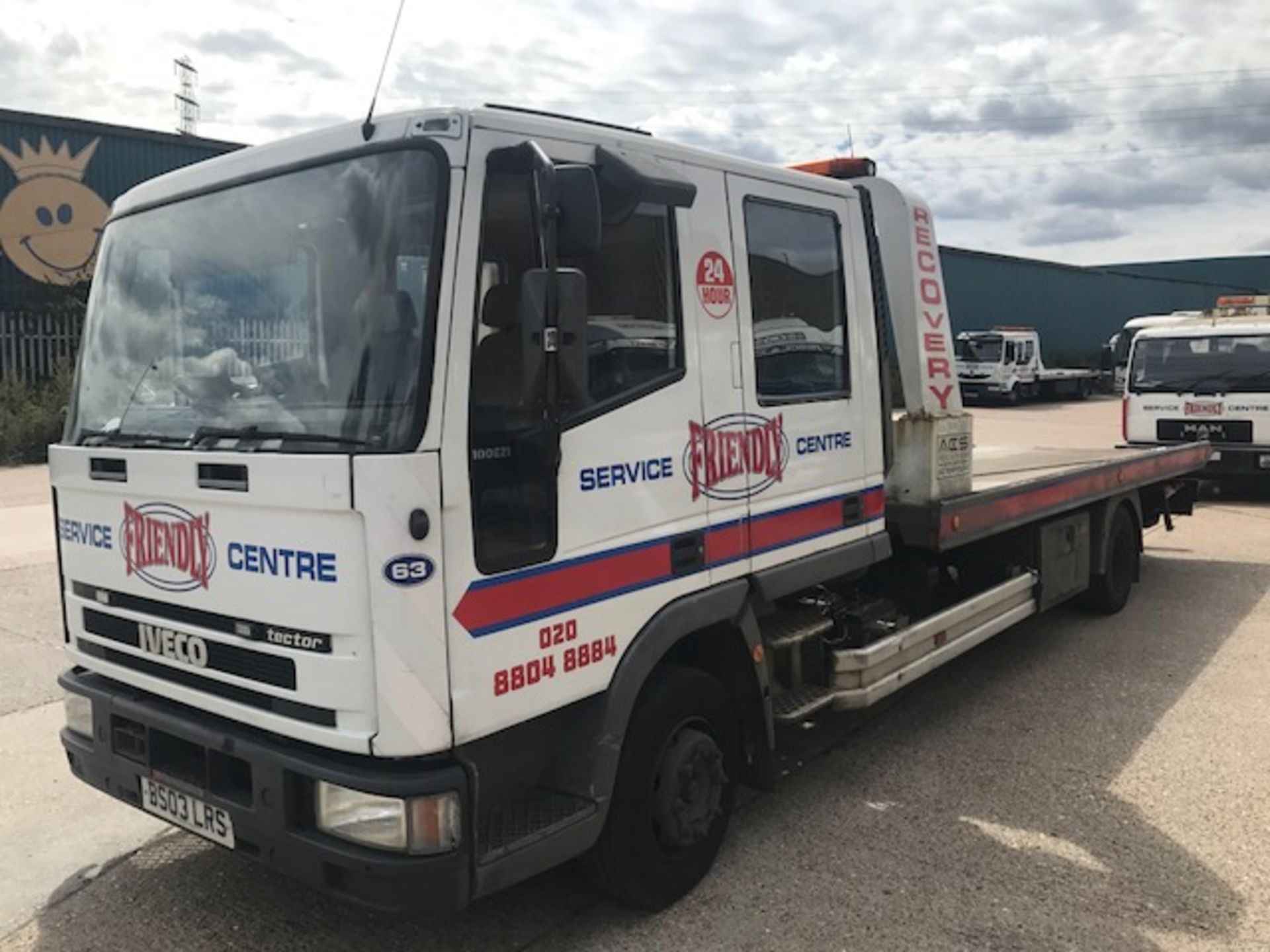 2003 Iveco Ford Tector ML100 E21D10T crew cab breakdown recovery vehicle complete with Garmin - Image 2 of 14