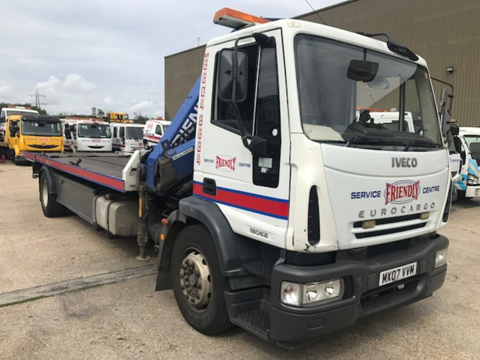 2007 Iveco Eurocargo 180E25 18T day cab breakdown recovery vehicle complete with Hiab crane, Roger