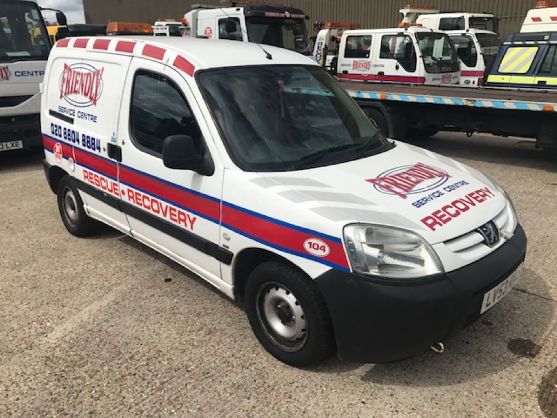 2003 Peugeot Partner Hdi van complete with Anderson jump-start socket with built in Garmin satnav