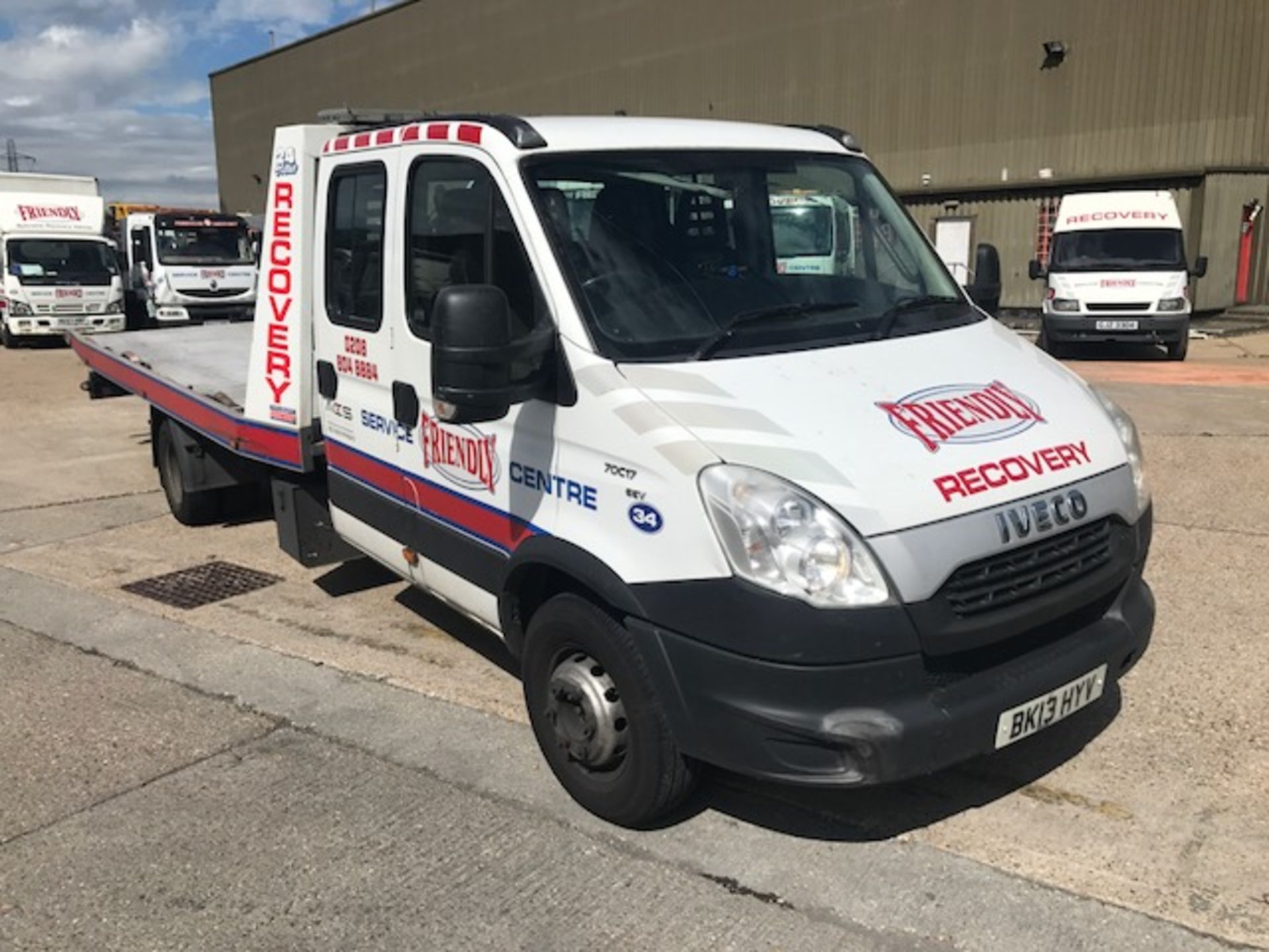 2013 Iveco Daily 70C17 EEV 6.7T crew cab breakdown recovery vehiclecomplete with Roger Dyson Group
