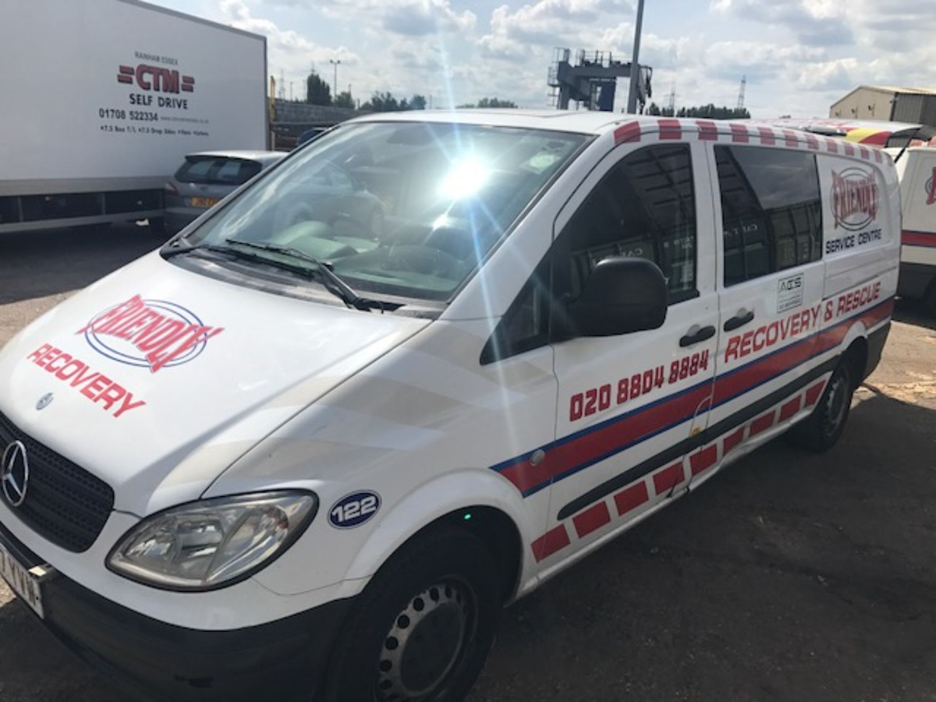 2007 Mercedes Vito crew cab five seater recovery and rescue vehicle complete with Mane LPD Limited - Image 2 of 14