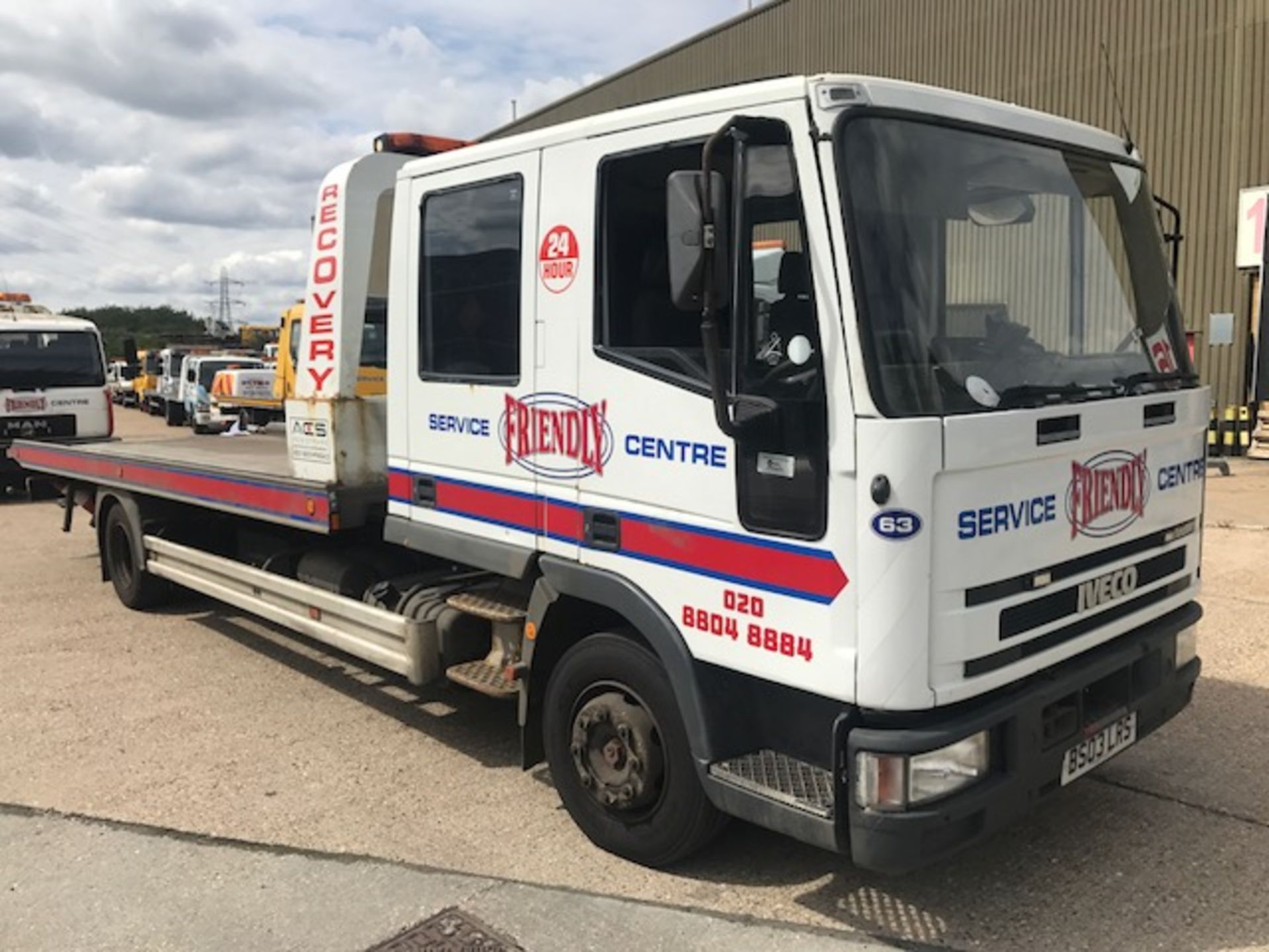 2003 Iveco Ford Tector ML100 E21D10T crew cab breakdown recovery vehicle complete with Garmin