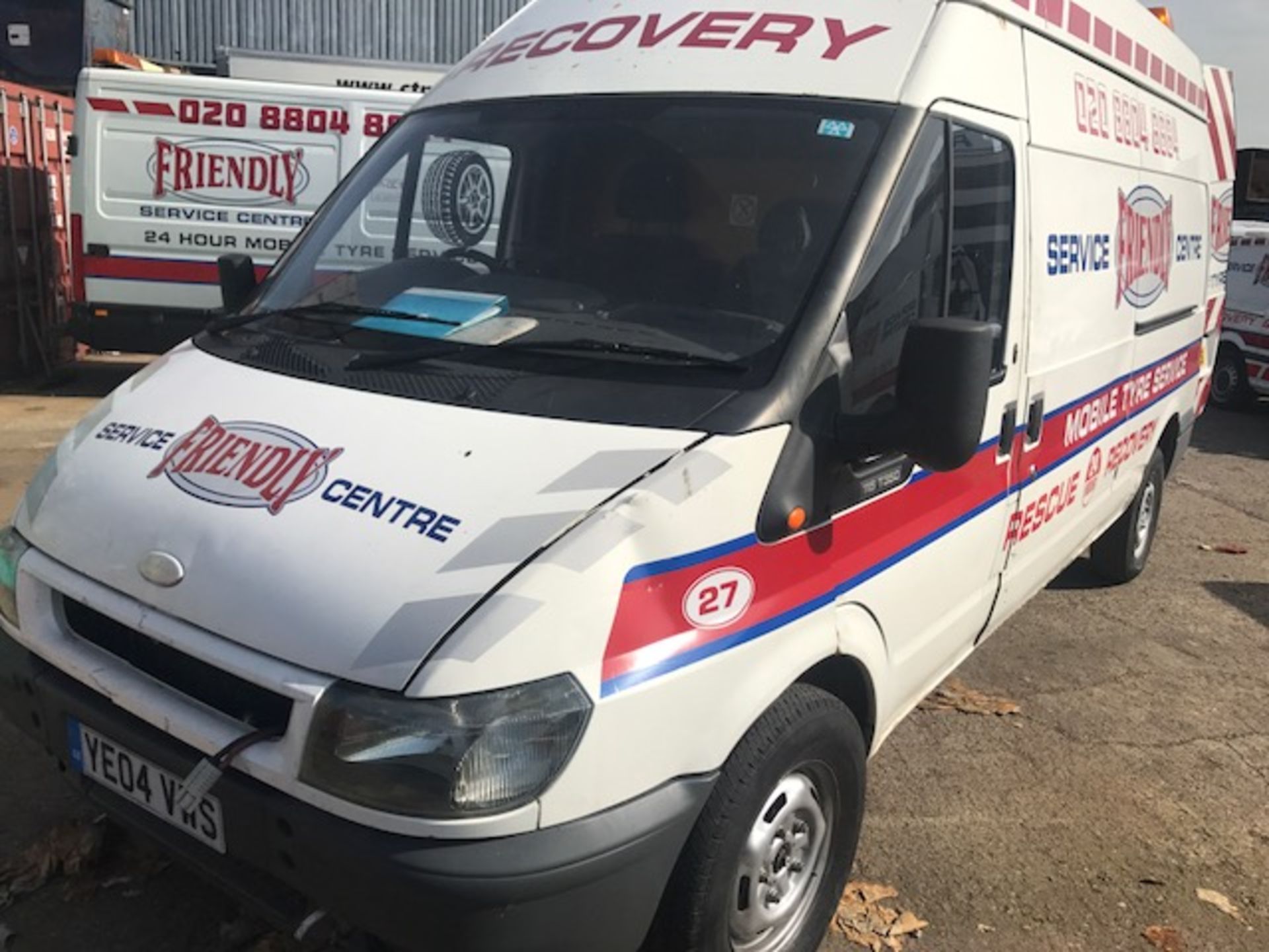 2004 Ford Transit T350 LWB panel van complete with Garmin built in satnav and Anderson jump-start - Image 4 of 17