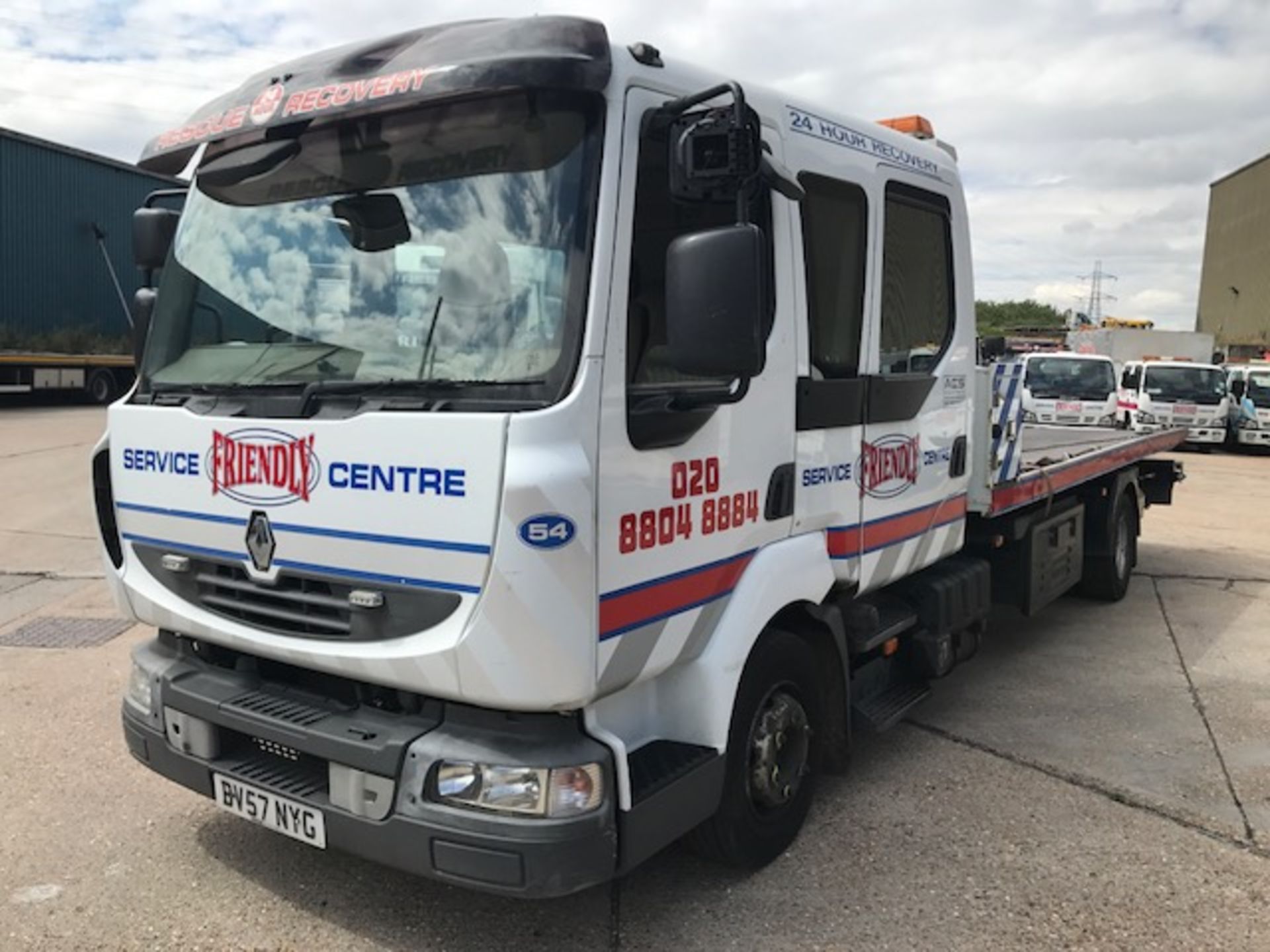 2007 Renault Midlum 10T crew cab breakdown recovery vehiclecomplete with Roger Dyson Group body, - Image 3 of 11