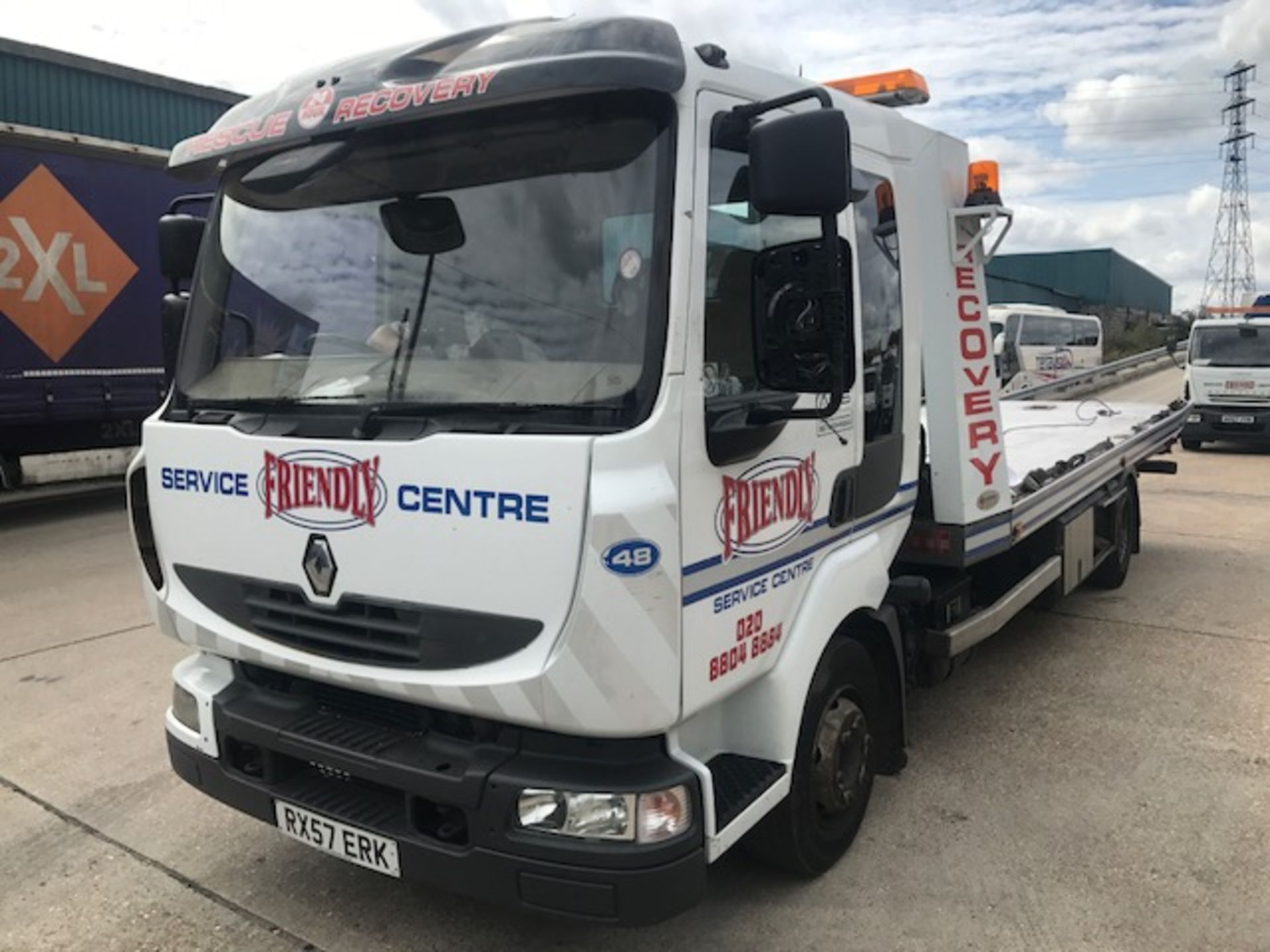 2007 Renault Midlum 10T breakdown recovery vehicle complete with J&J Conversions body, winch and - Image 3 of 12