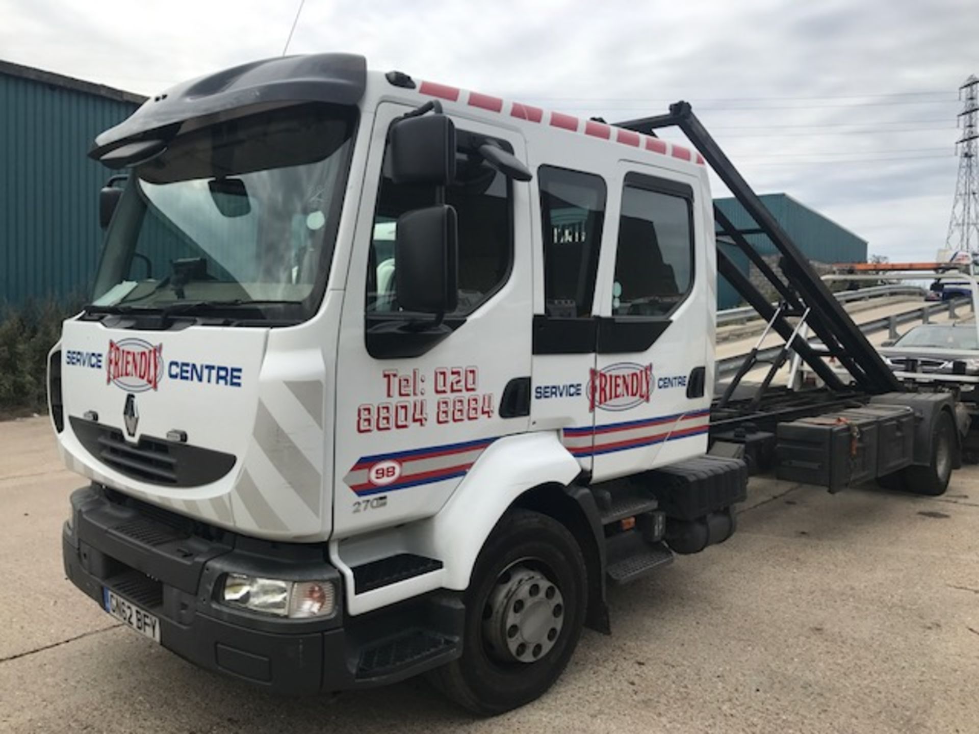 2013 Renault Midlum 270 DXI 16T crew cab tilt and slide breakdown recovery vehiclecomplete with - Image 3 of 18