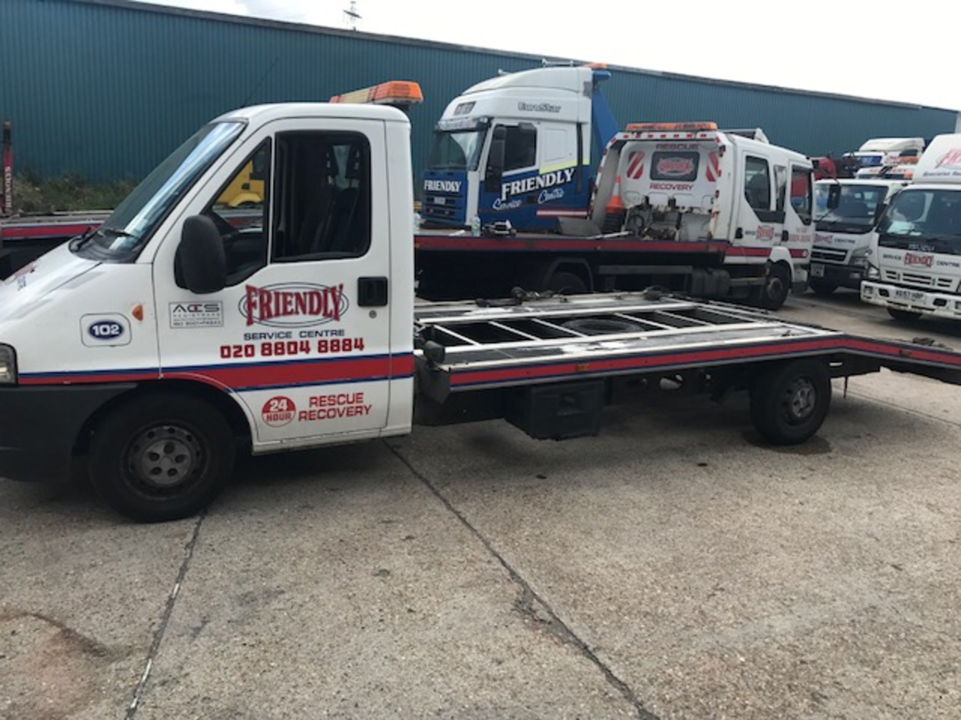 2006 Fiat Ducato 15 JTD SWB flat bed breakdown recovery vehicle complete with winch and built in - Image 4 of 10