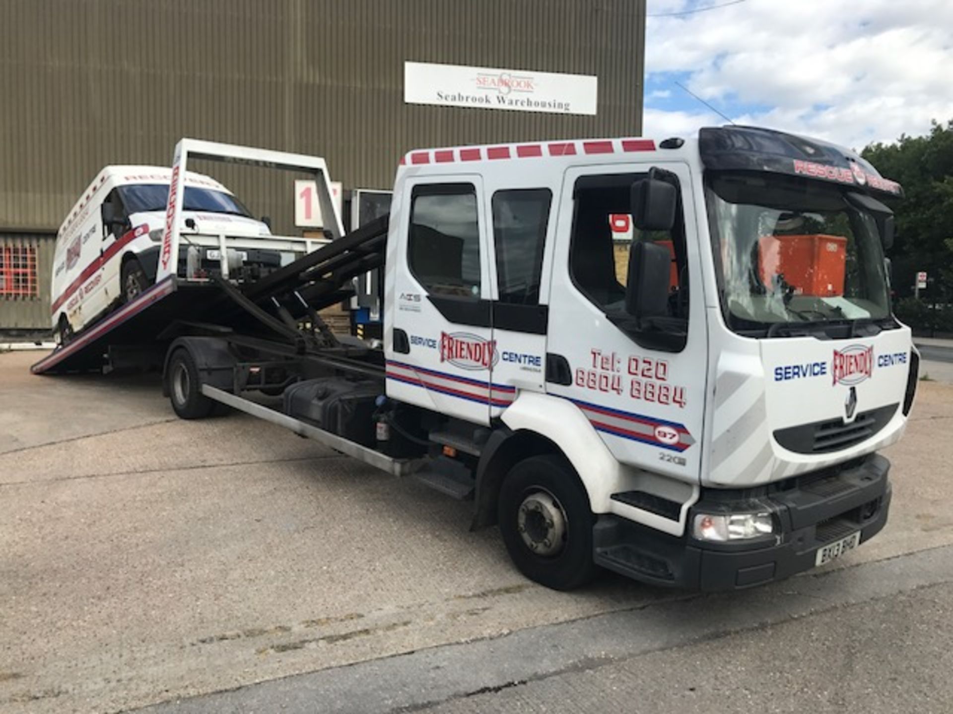 2013 Renault Midlum 220DXI 12t crew cab tilt and slide breakdown recovery vehiclewith Roger Dyson - Image 3 of 14