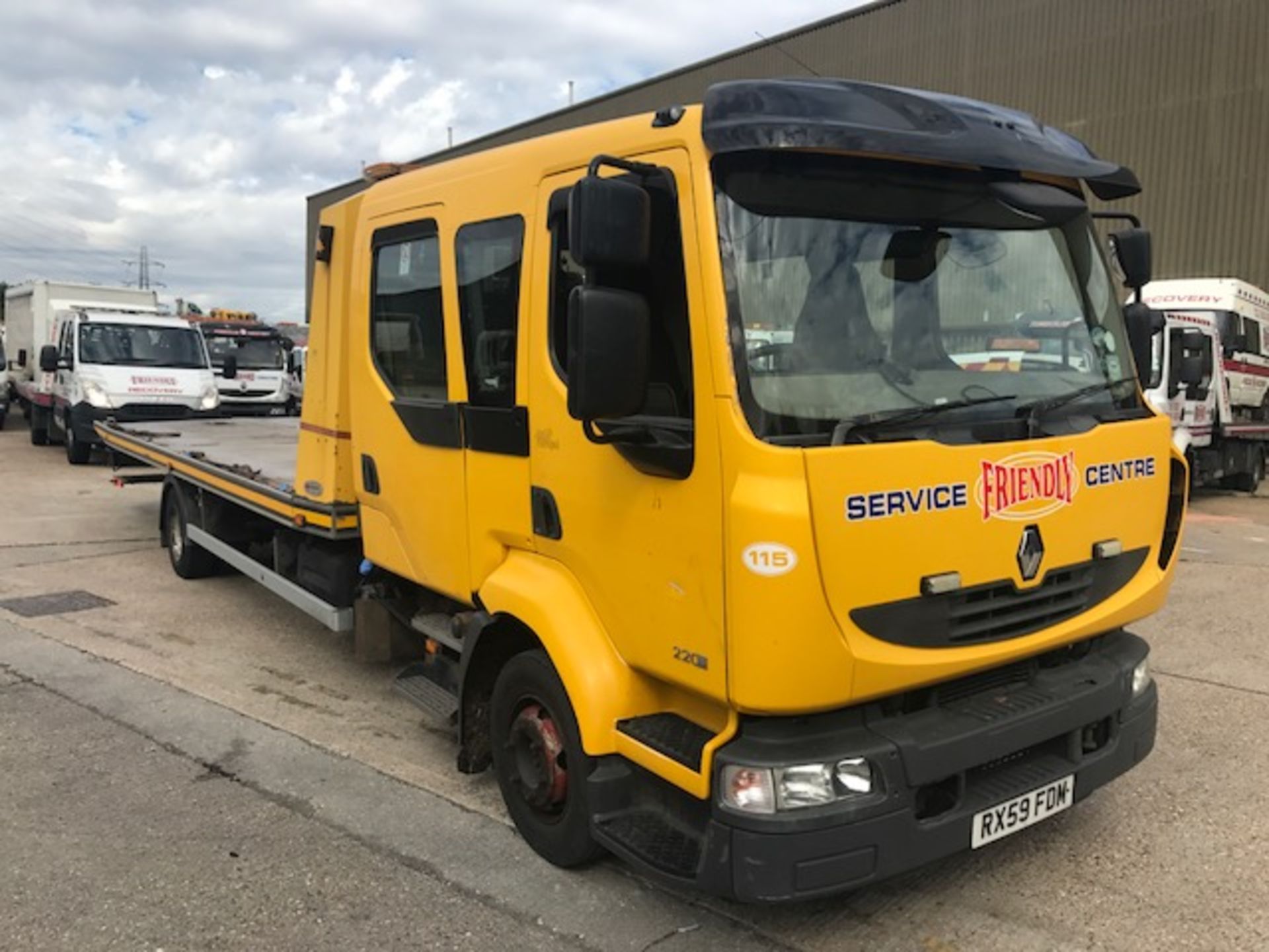 2010 Renault Midlum 220DXi 12t crew cab breakdown recovery vehicle with spec. lift, J&J conversion - Image 2 of 13