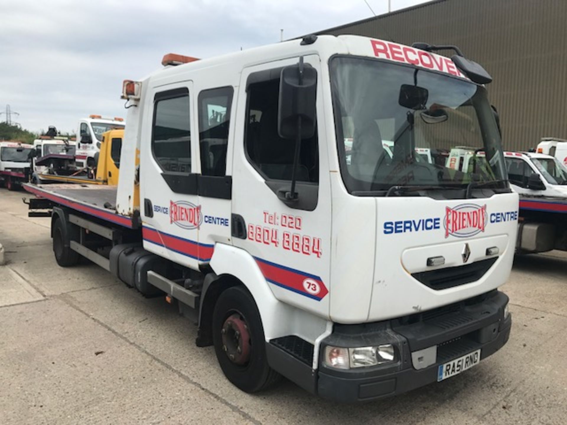 2002 Renault Midlum 10T crew cab breakdown recovery vehicle complete with winch and built in