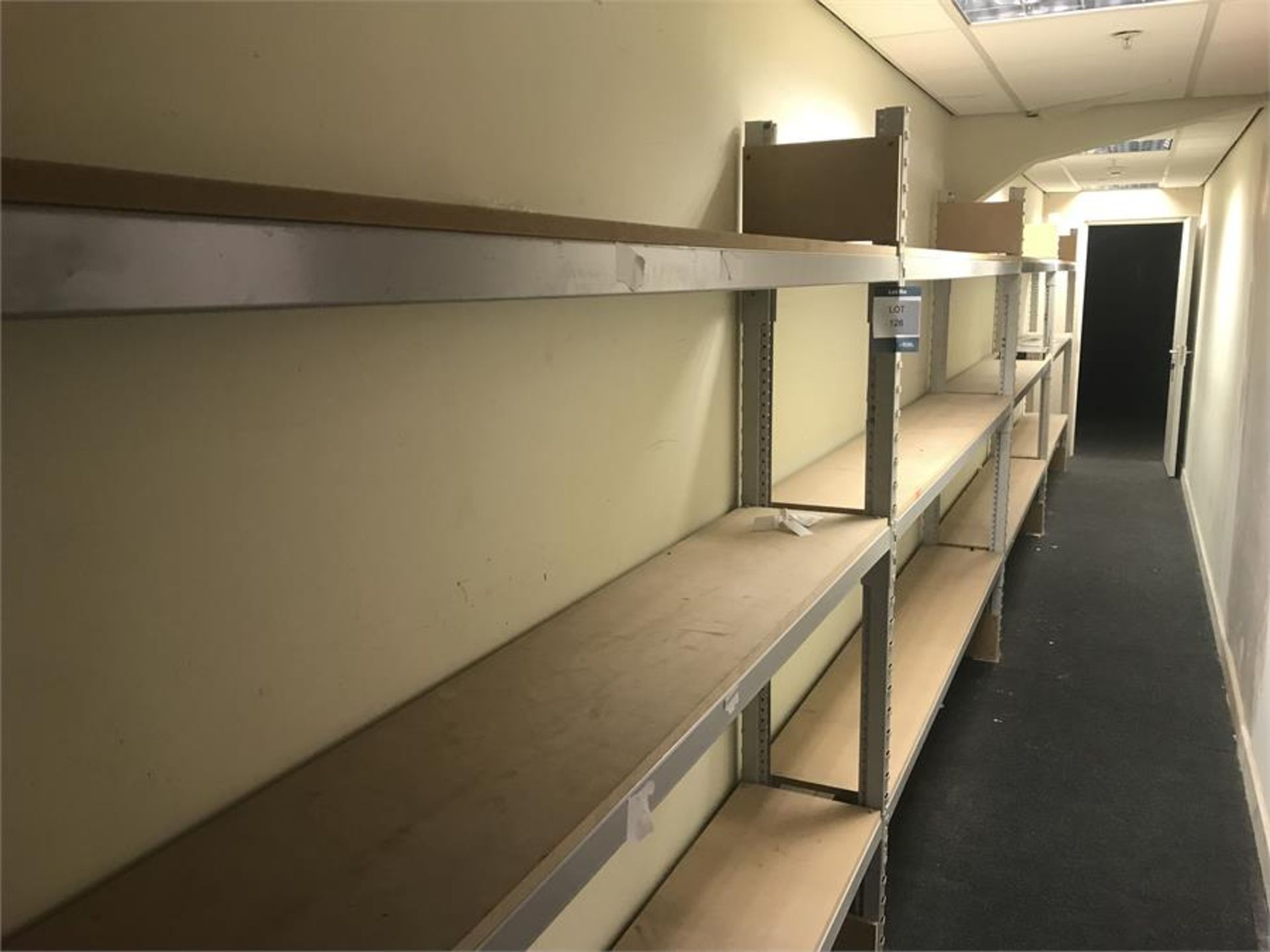 4 x bays three tier boltless shelving, 2200 x 340