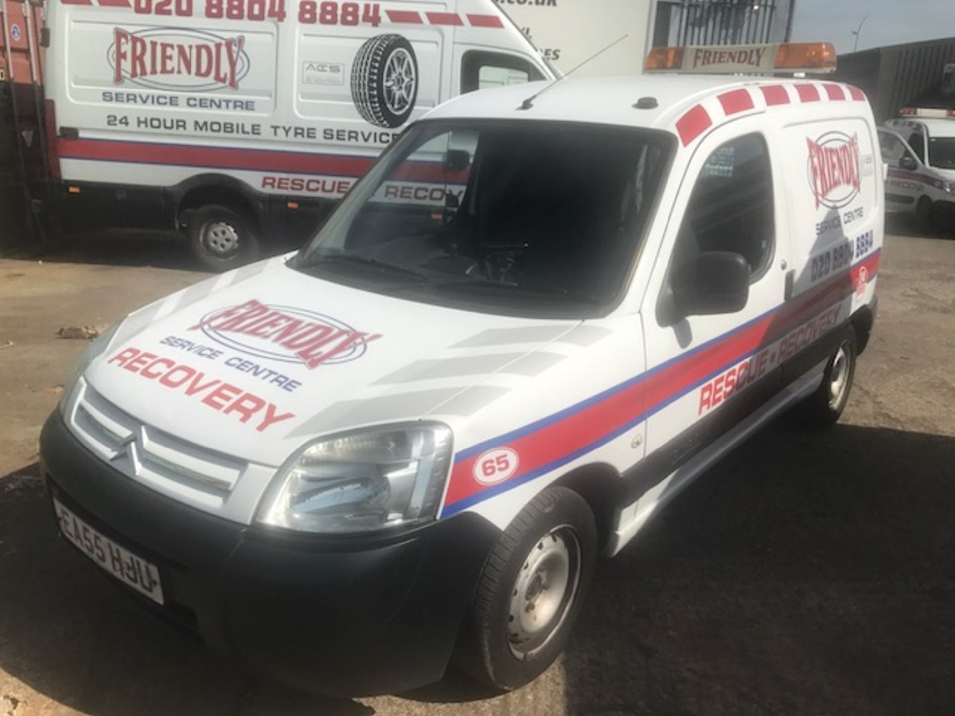 2005 Citroen Berlingo panel van complete with Garmin built in satnav, camera and Anderson jump-start