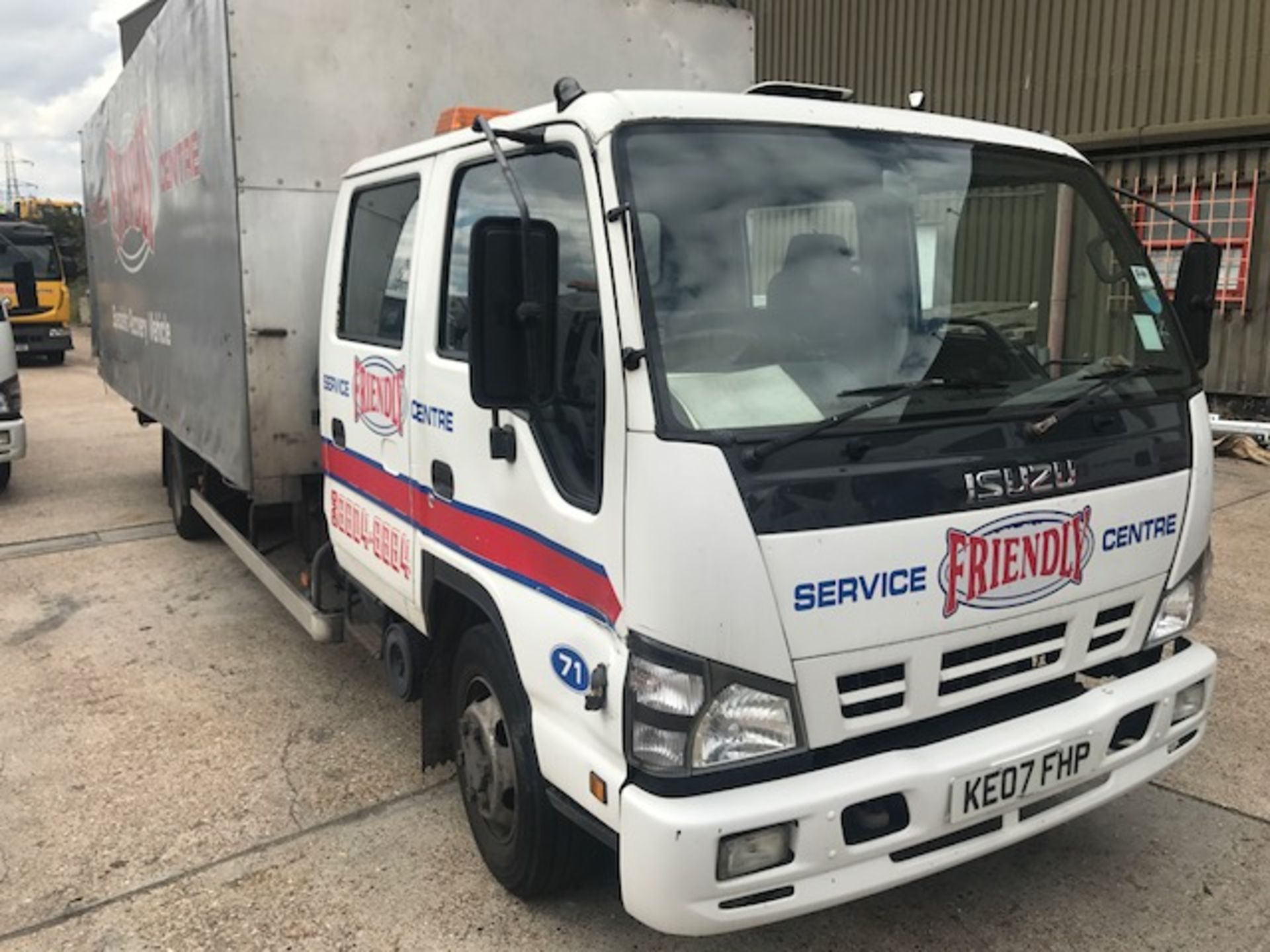 2007 Isuzu NQR 70 crew cab tilt and slide with demountable body breakdown recovery vehicle