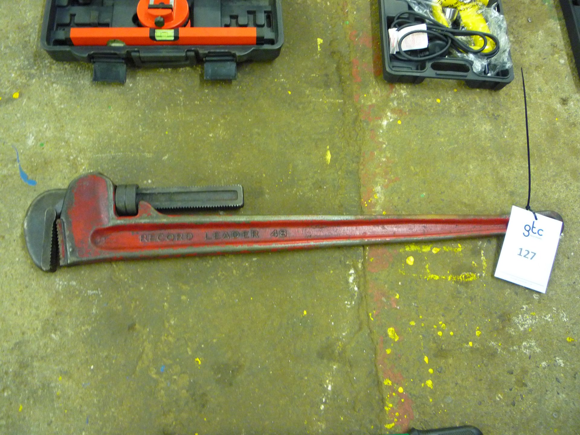 Record Leader 48 Heavy Duty Pipe Wrench.