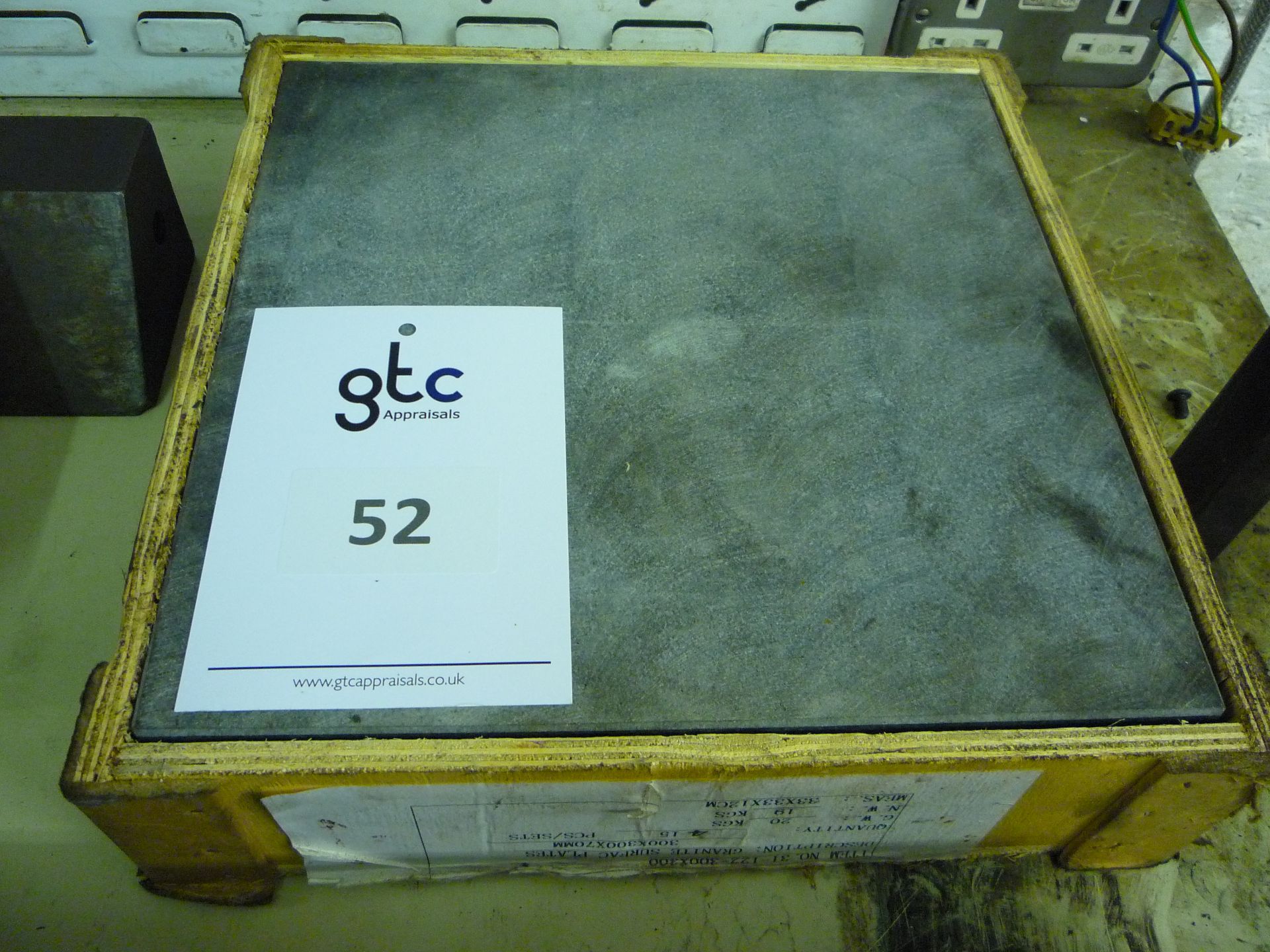 Granite 12" x 12" Surface Plate.
