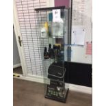 Glass Display Cabinet & Contents of Diamondbrite Forever Car Cleaning Products