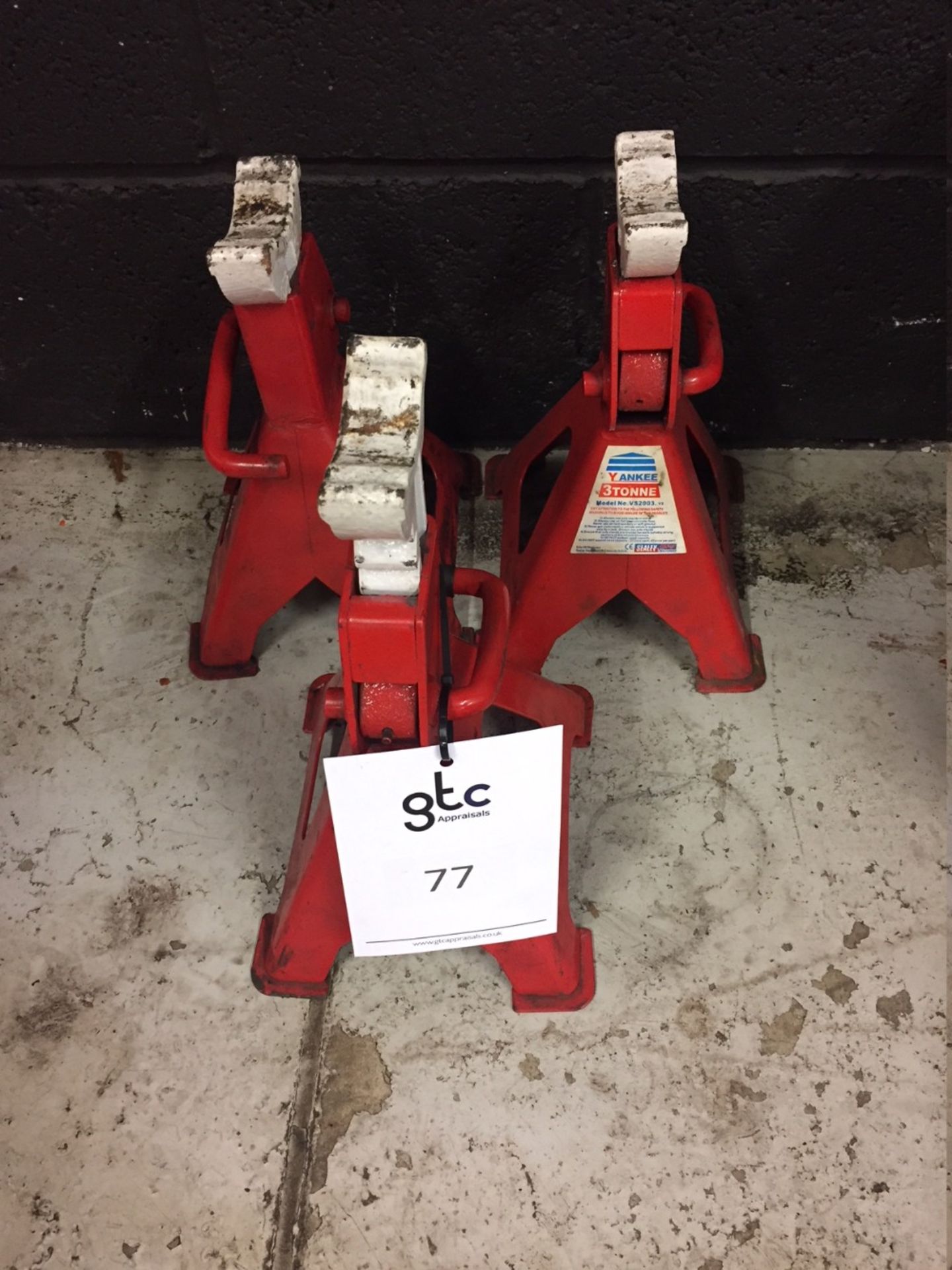 Sealey Yankee 3 Ton Axle Stands