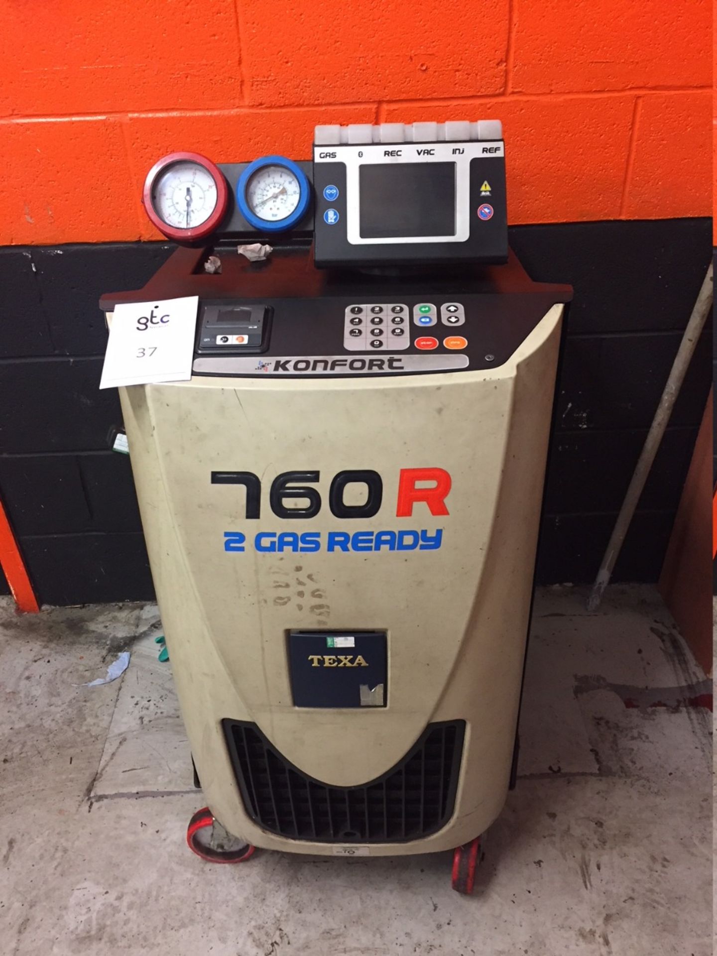 Konfort Texa 760R 2 Gas Ready Air Conditioning Recharging System