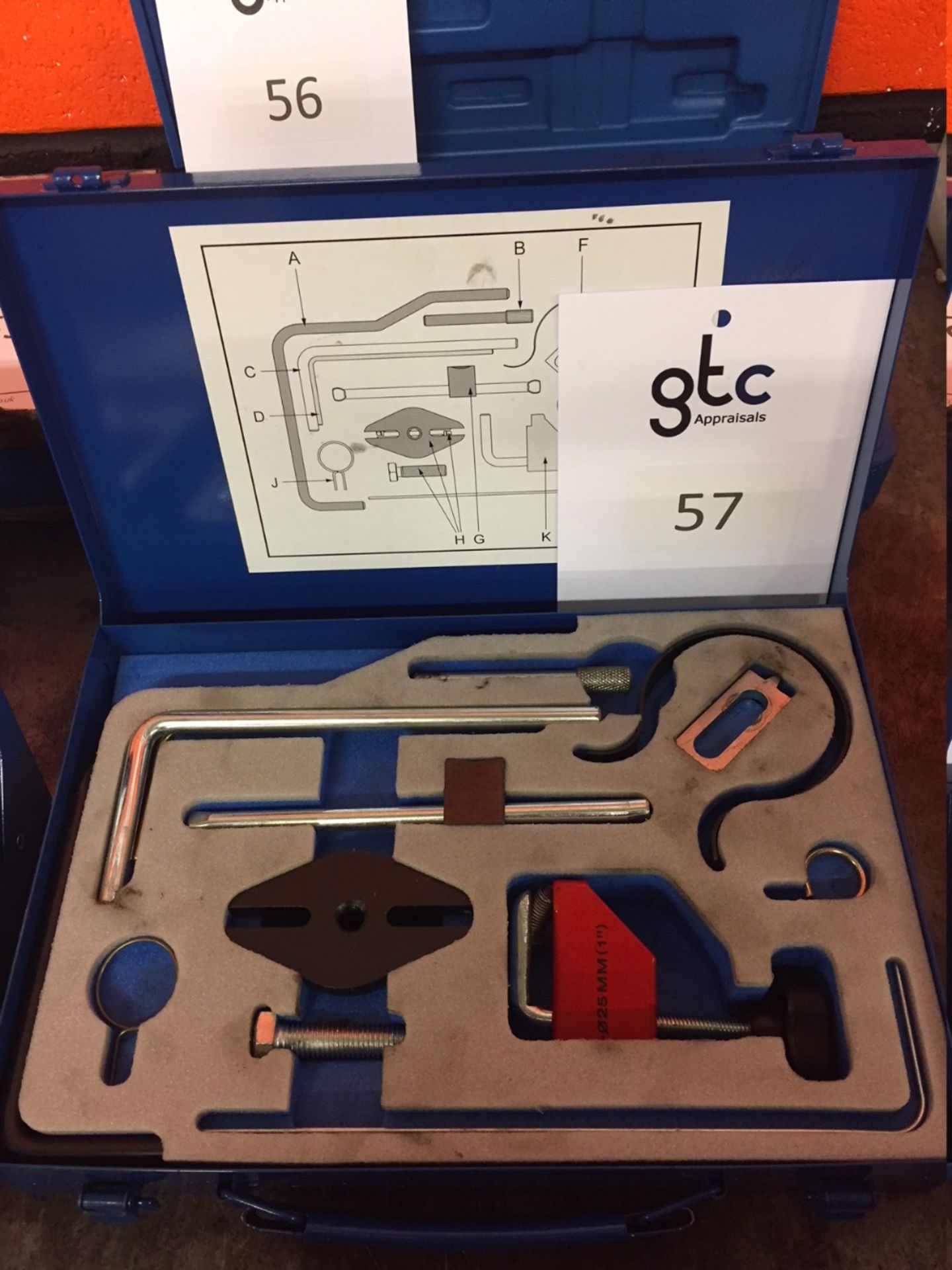 Laser 5630 Engine Timing Tool Kit, PSA, Fiat, DW10 and DW12