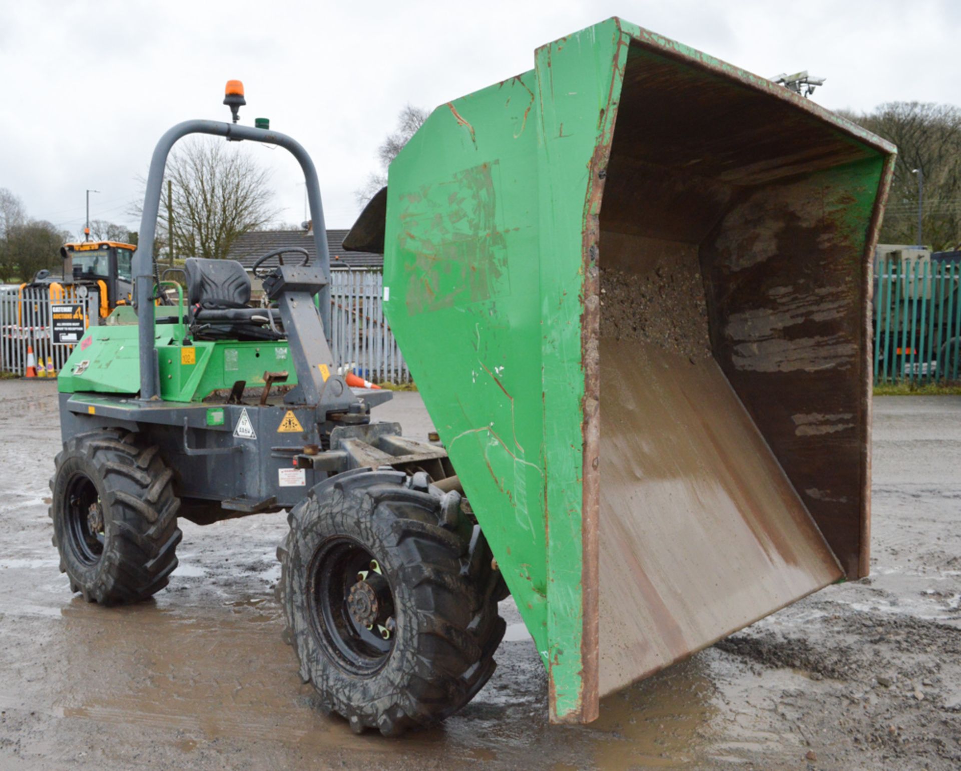 Benford Terex 6 tonne straight skip dumper Year: 2008 S/N: E805MS036 Recorded Hours: 1960 A504659 - Image 7 of 12