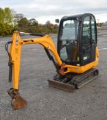 JCB 801.6 CTS 1.5 tonne rubber tracked mini excavator Year: 2012 S/N:1703918 Recorded Hours: 875