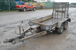 Indespension 8 ft x 4 ft tandem axle plant trailer A581708